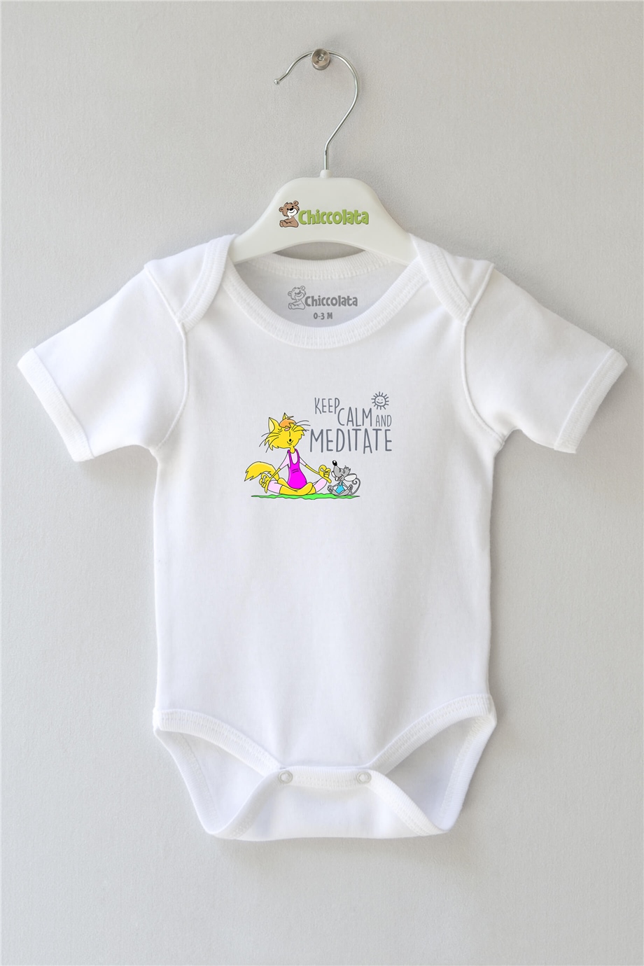 Keep Calm and Meditate Bebek Body