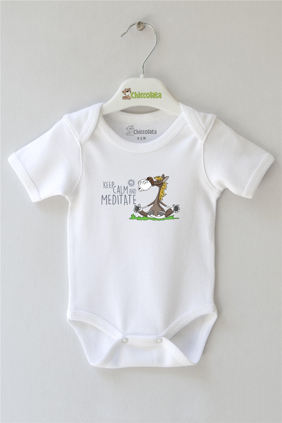 Keep Calm and Meditate Bebek Body