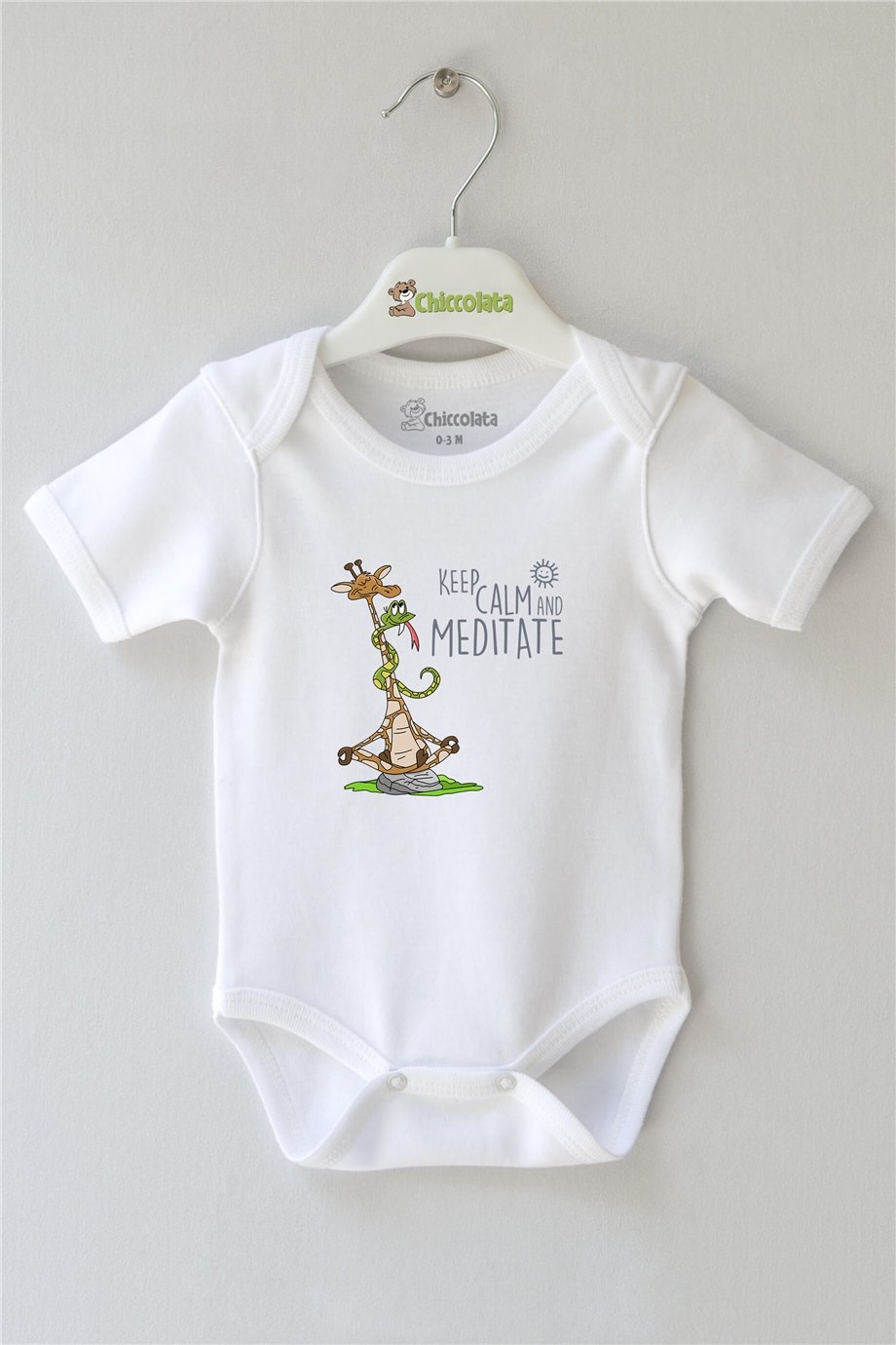 Keep Calm and Meditate Bebek Body