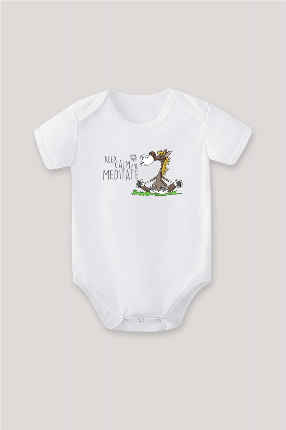 Keep Calm and Meditate Bebek Body Takım