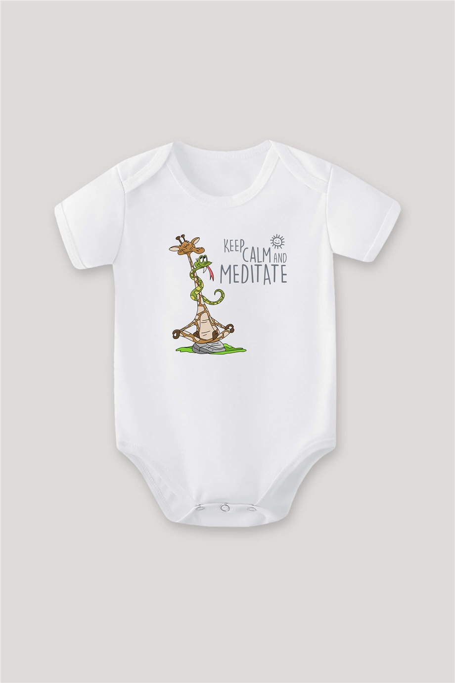 Keep Calm and Meditate Bebek Body Takım