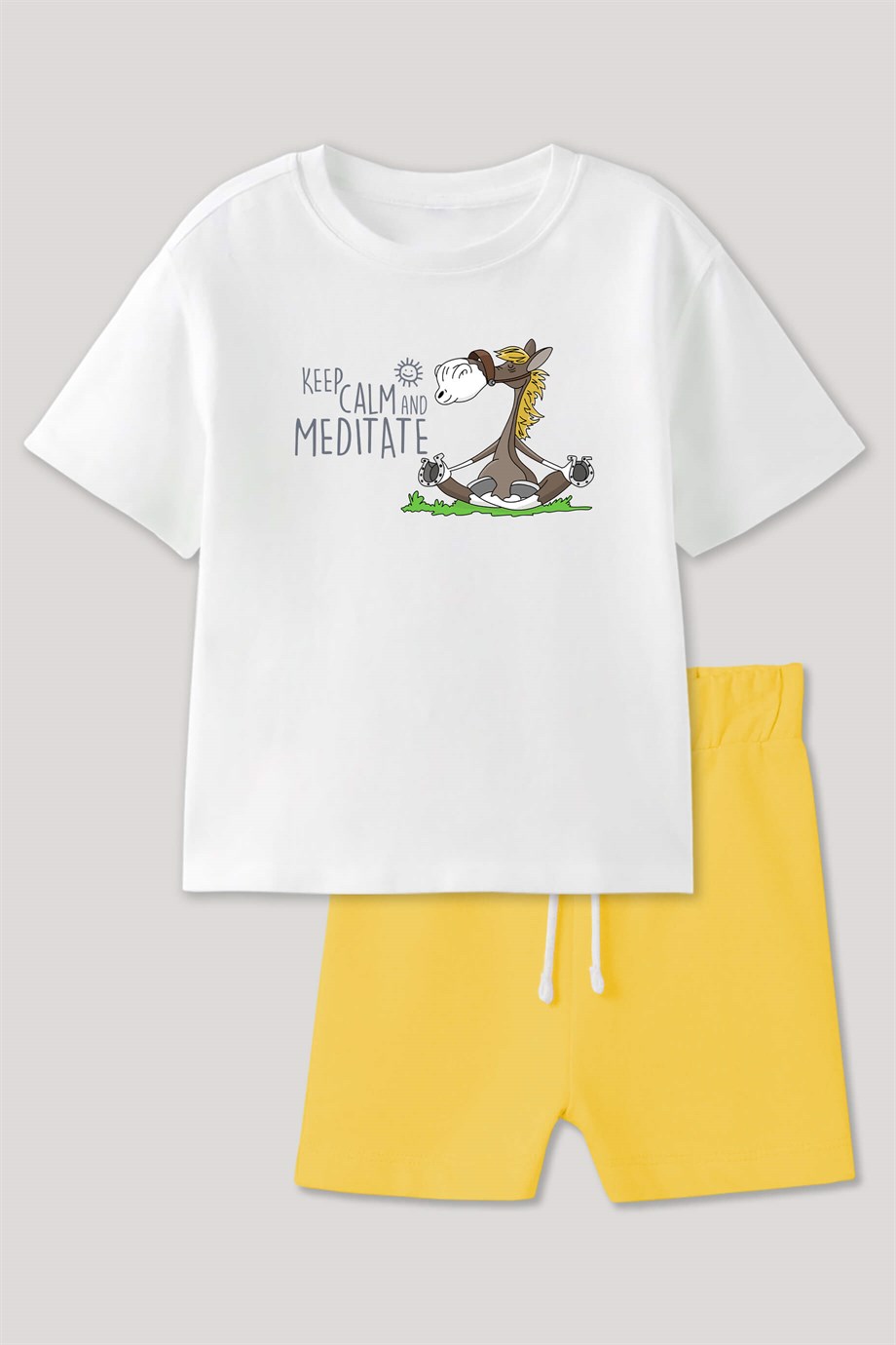 Keep Calm and Meditate Çocuk Takım