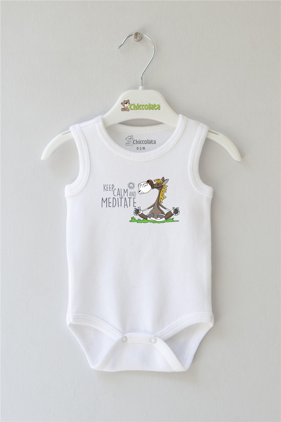 Keep Calm and Meditate Kolsuz Bebek Body