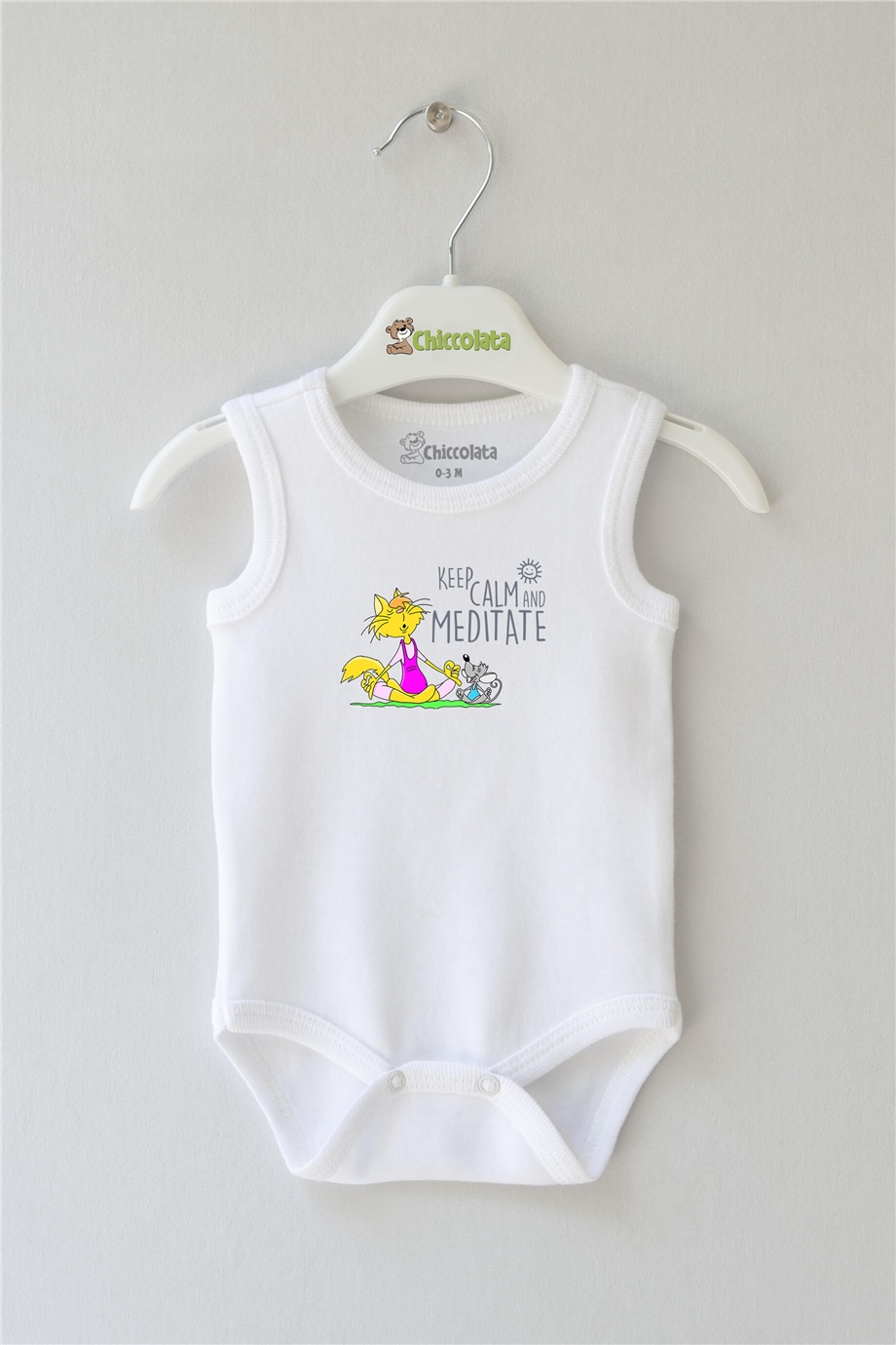 Keep Calm and Meditate Kolsuz Bebek Body