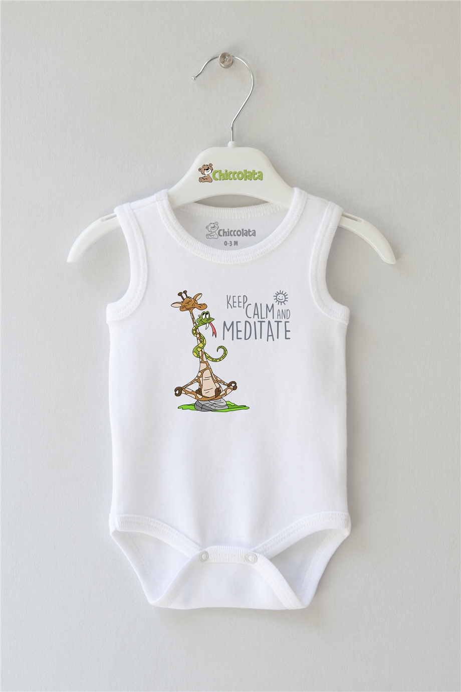 Keep Calm and Meditate Kolsuz Bebek Body