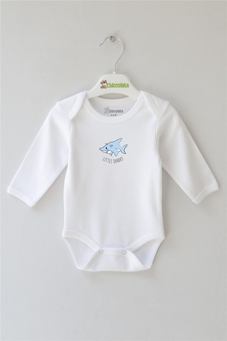 Little Sharky Uzun Kollu Bebek Body