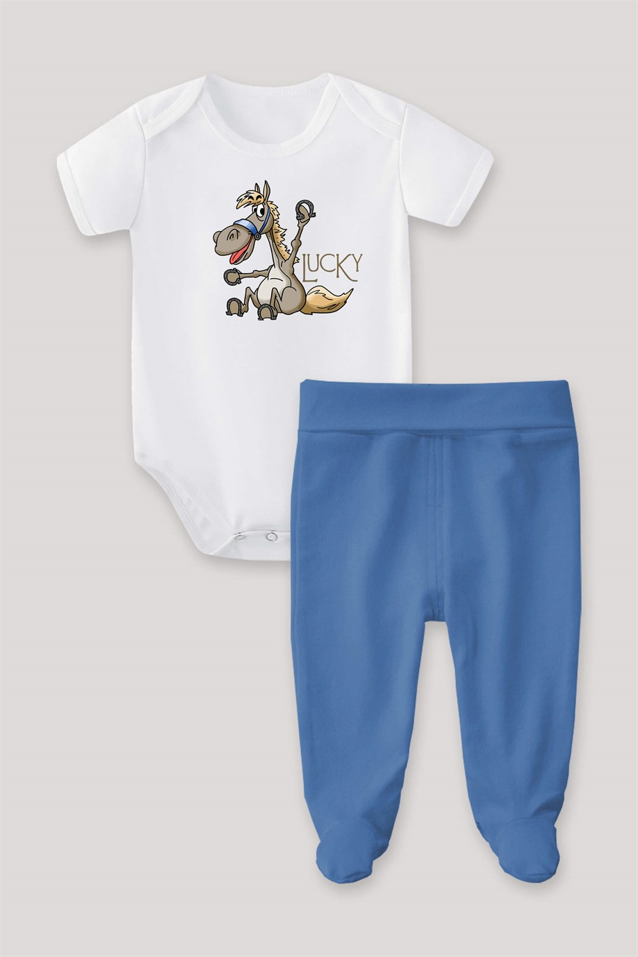 Lucky Bebek Body Patikli Alt Üst Takım