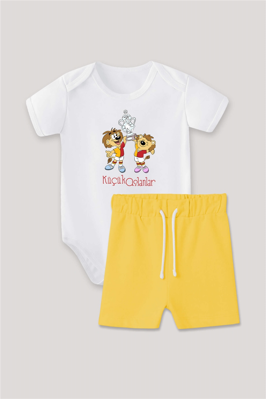 Minik Aslanlar Bebek Body Takım