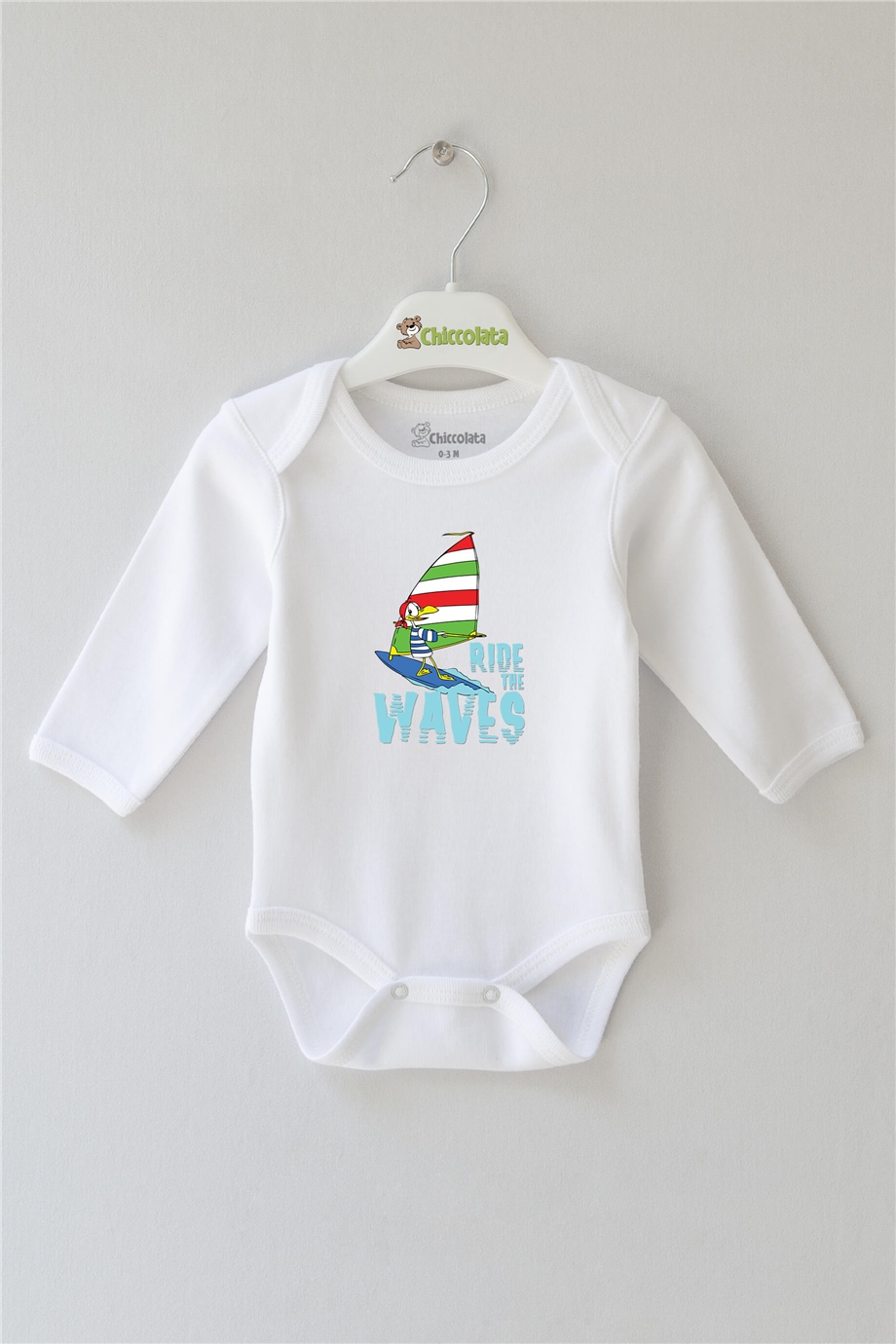 Ride The Waves Uzun Kollu Bebek Body