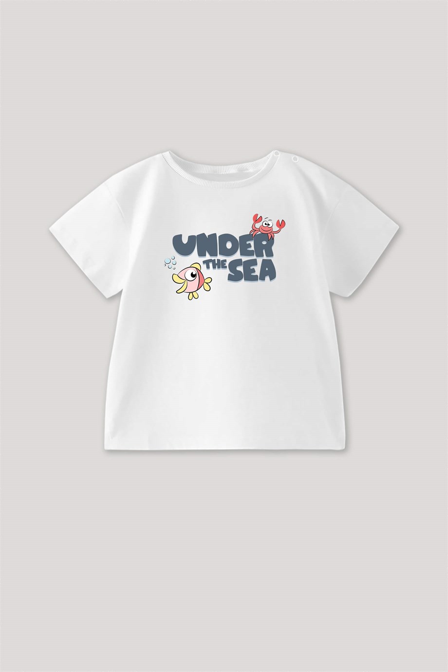 Under the Sea Bebek Tişört  Body Şort Üçlü Set