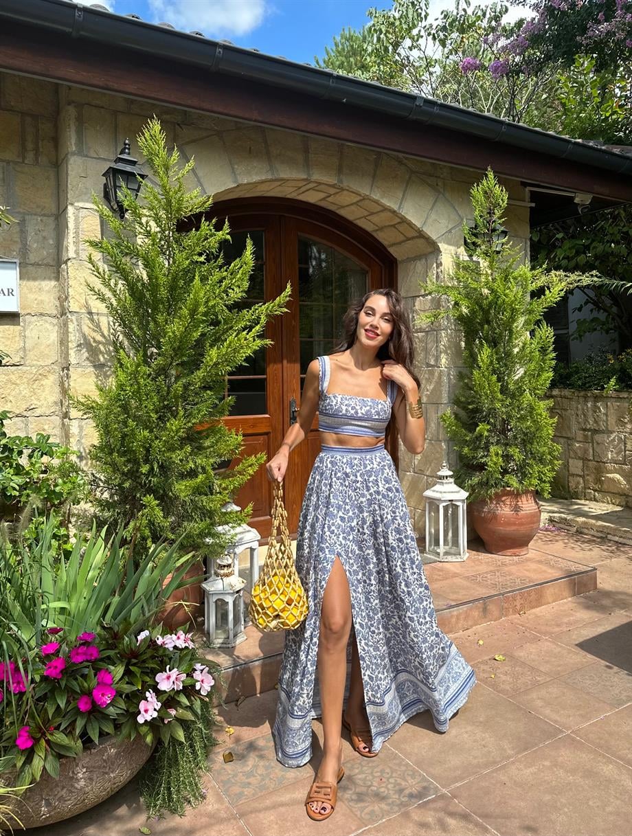 Capri Büstiyer Etek Takım