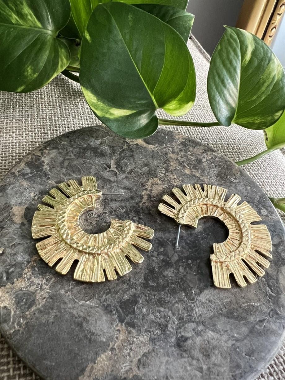 Gold Otantik Küpe
