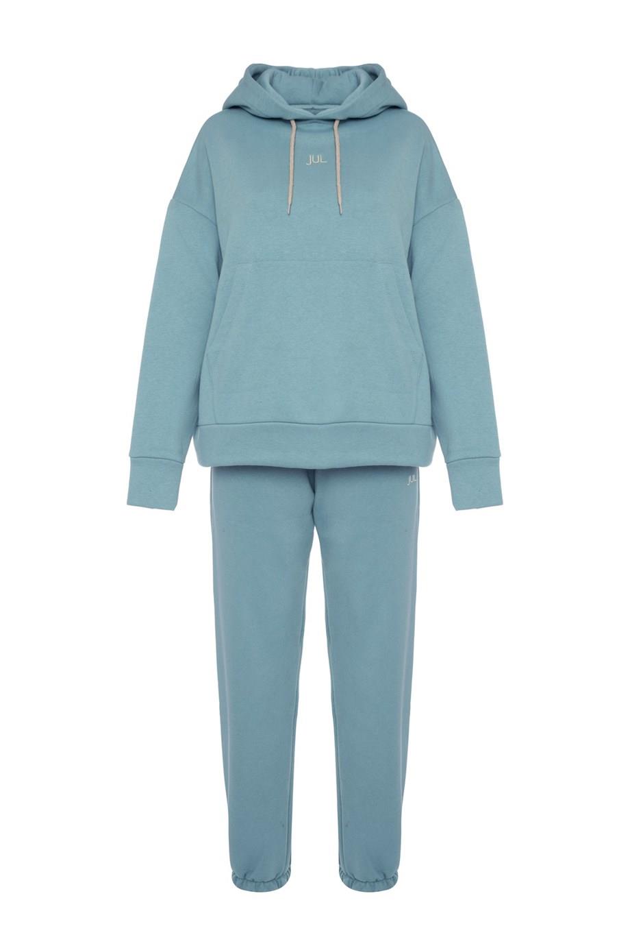 Sweatpants Şardonlu Mavi