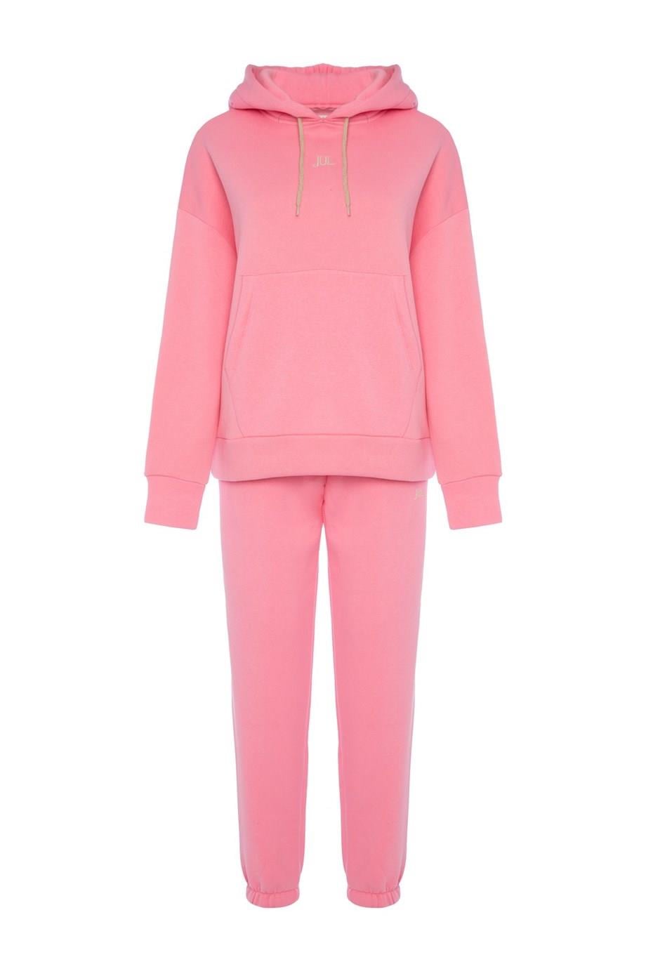 Sweatpants Şardonlu Pembe