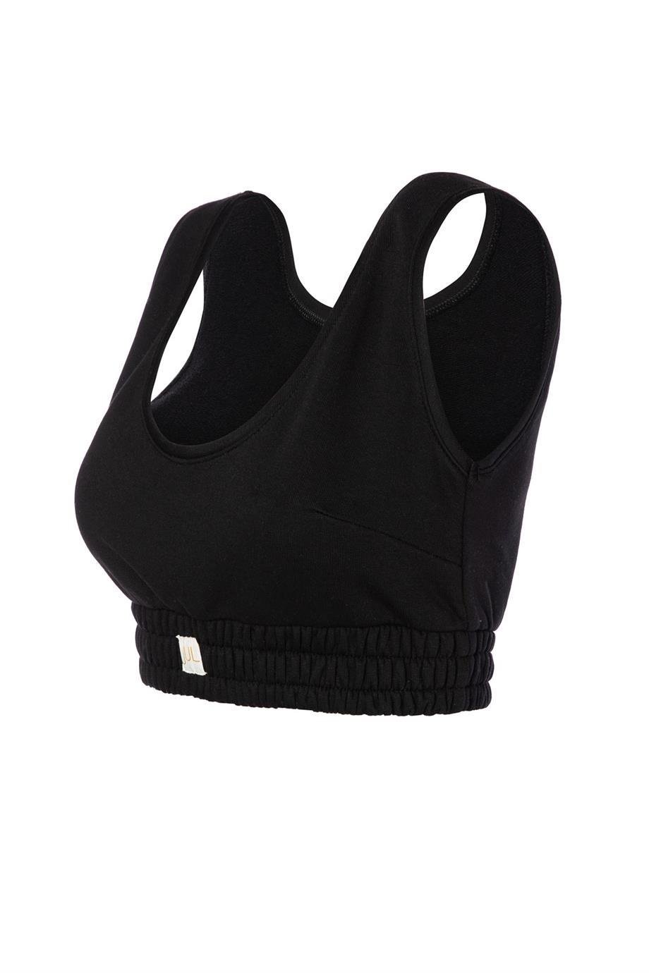 Top Crop Siyah