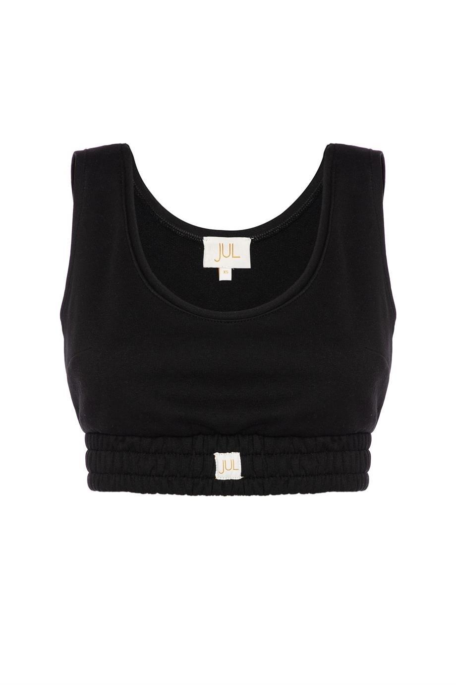 Top Crop Siyah