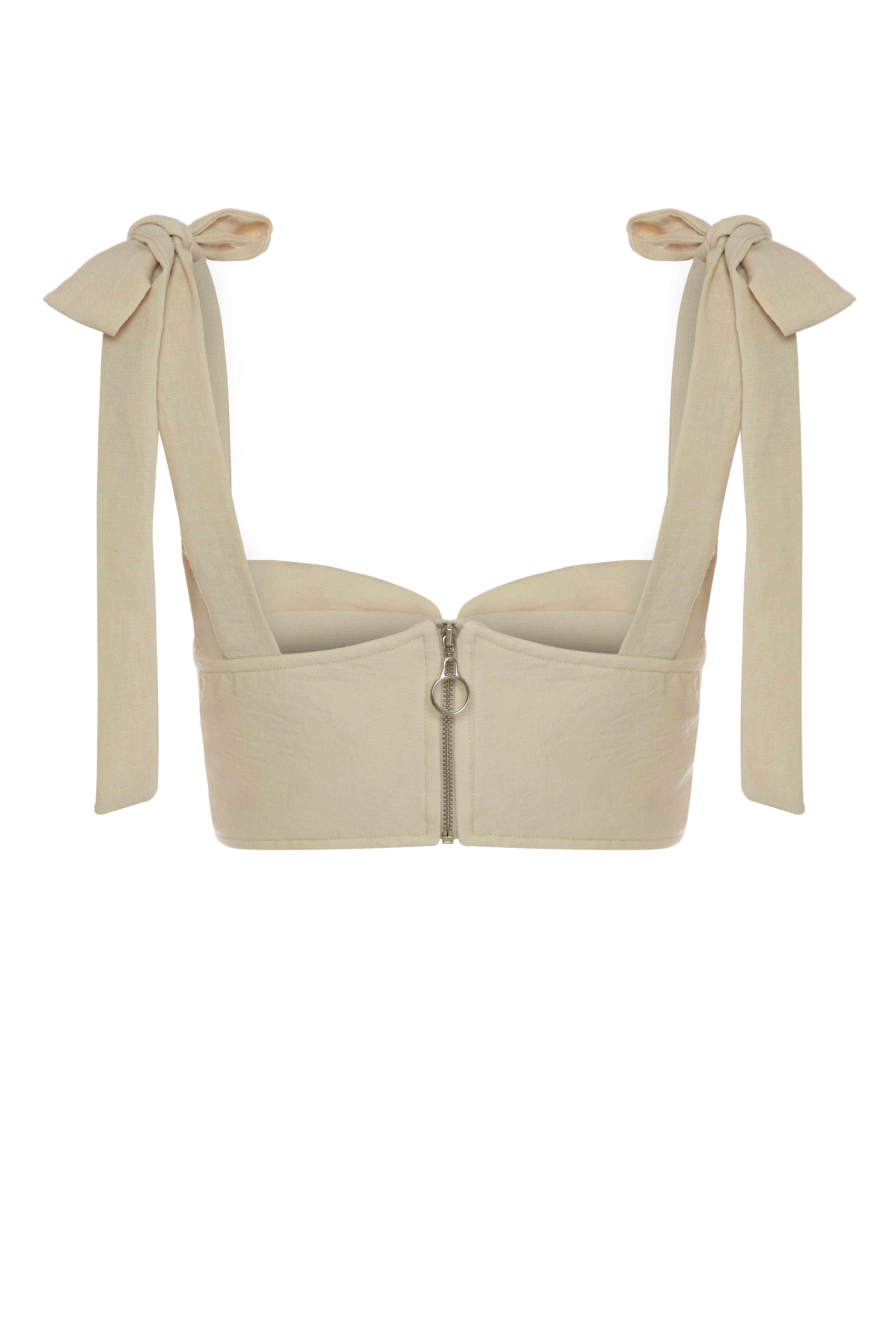 VERONA TOP CROP Bej