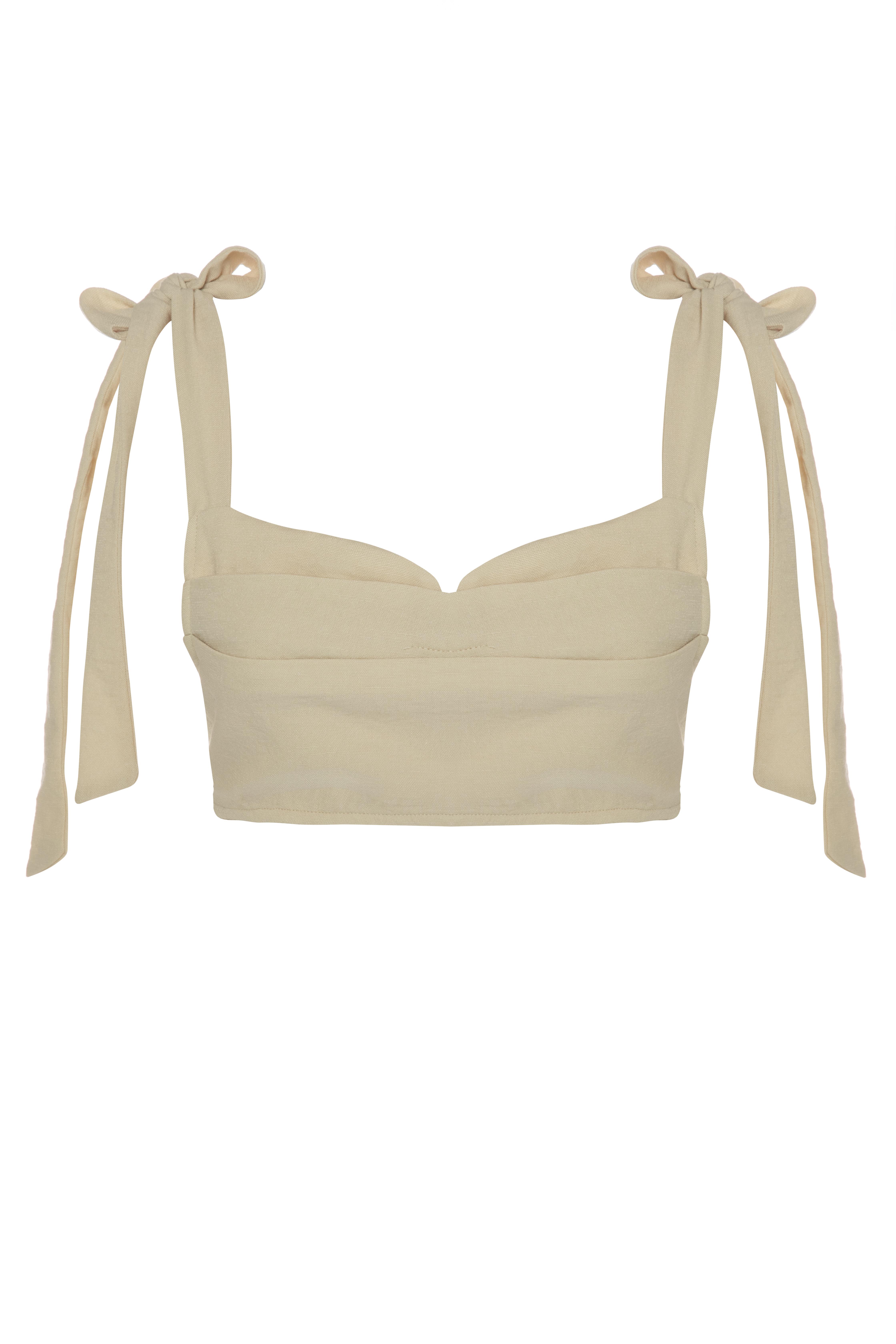 VERONA TOP CROP Bej
