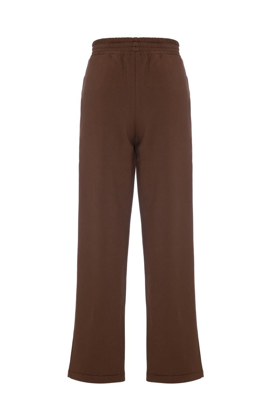Yırtmaçlı Sweatpants Sardonlu Kahverengi