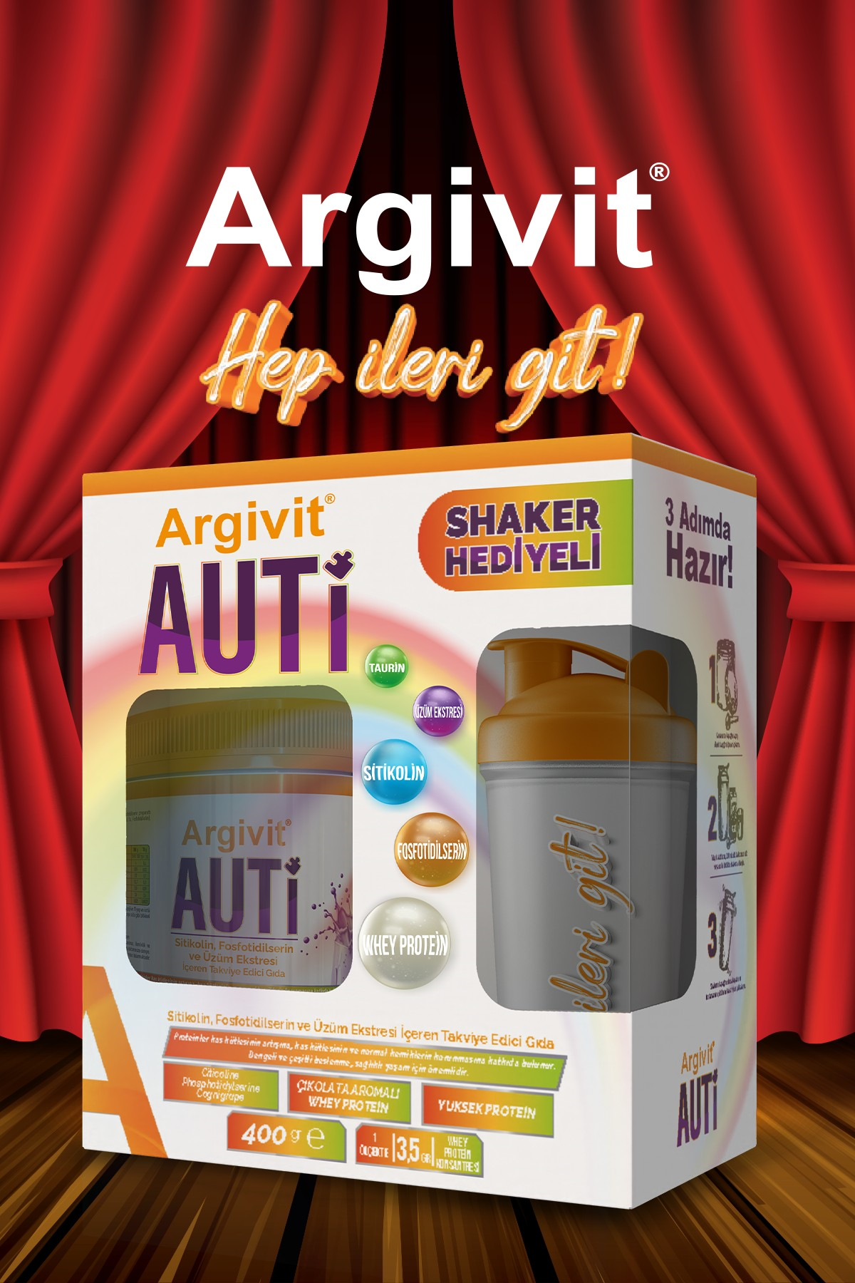 Argivit Auti Taurin, shaker 