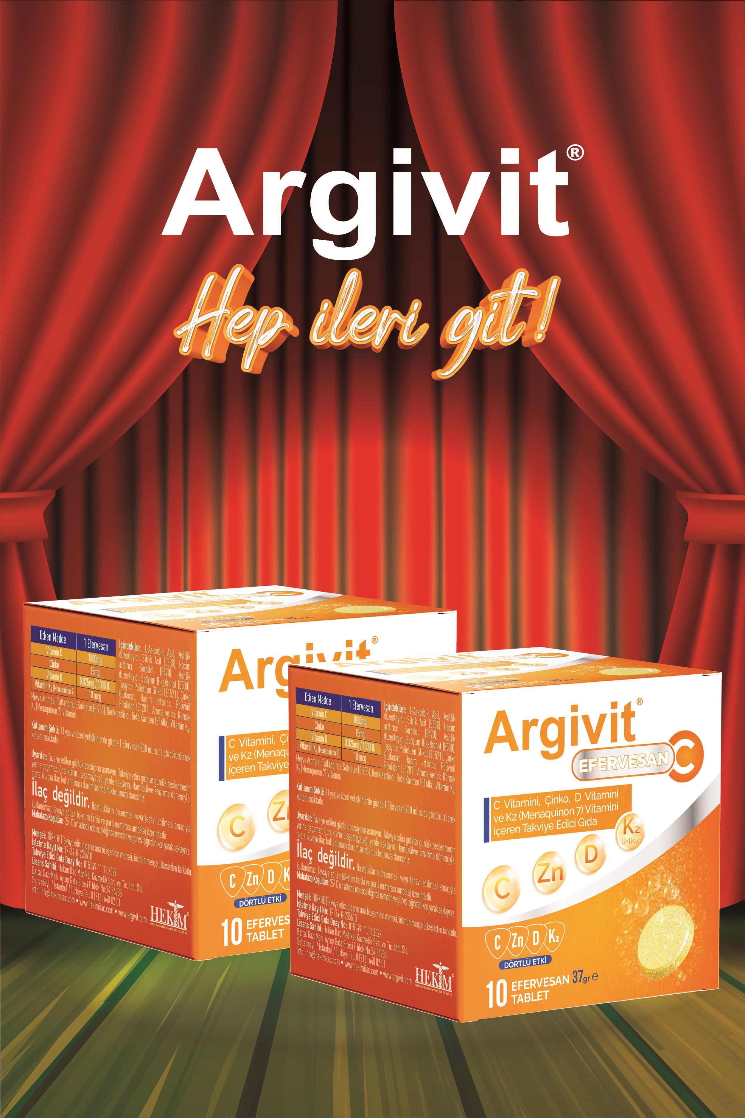 Argivit Effervescent C Tablet 10 Tablets 2 Pack