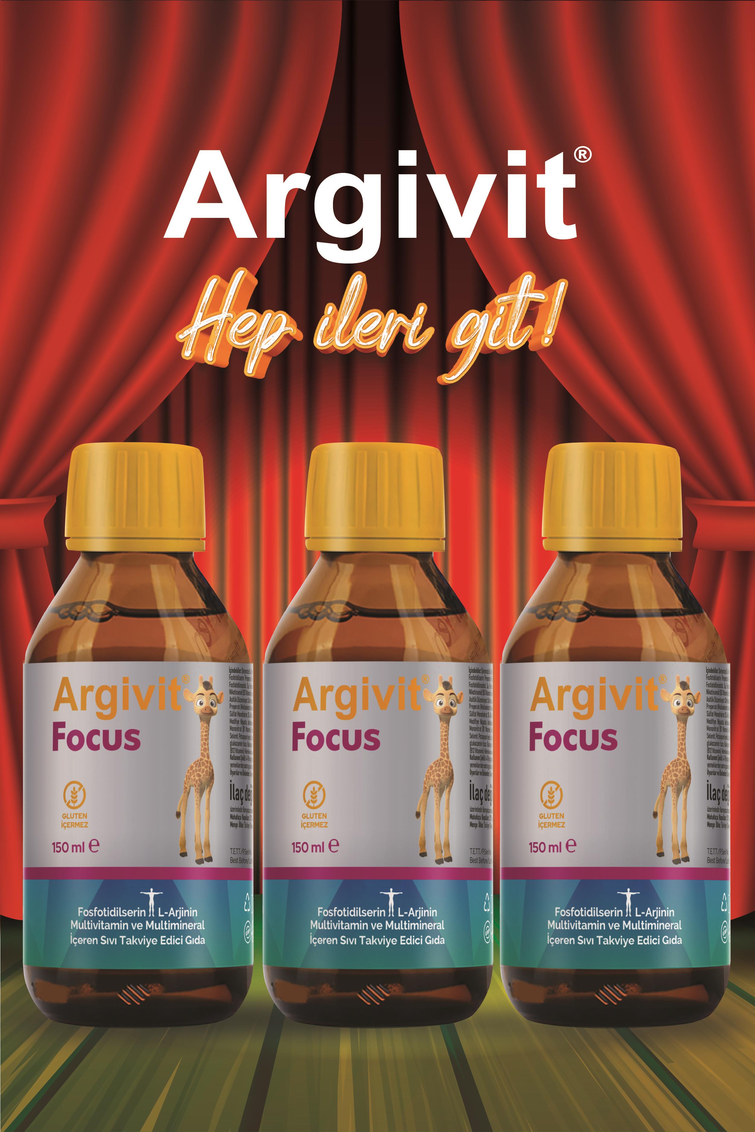 Argivit Focus Syrup 3 Pack 150 ml