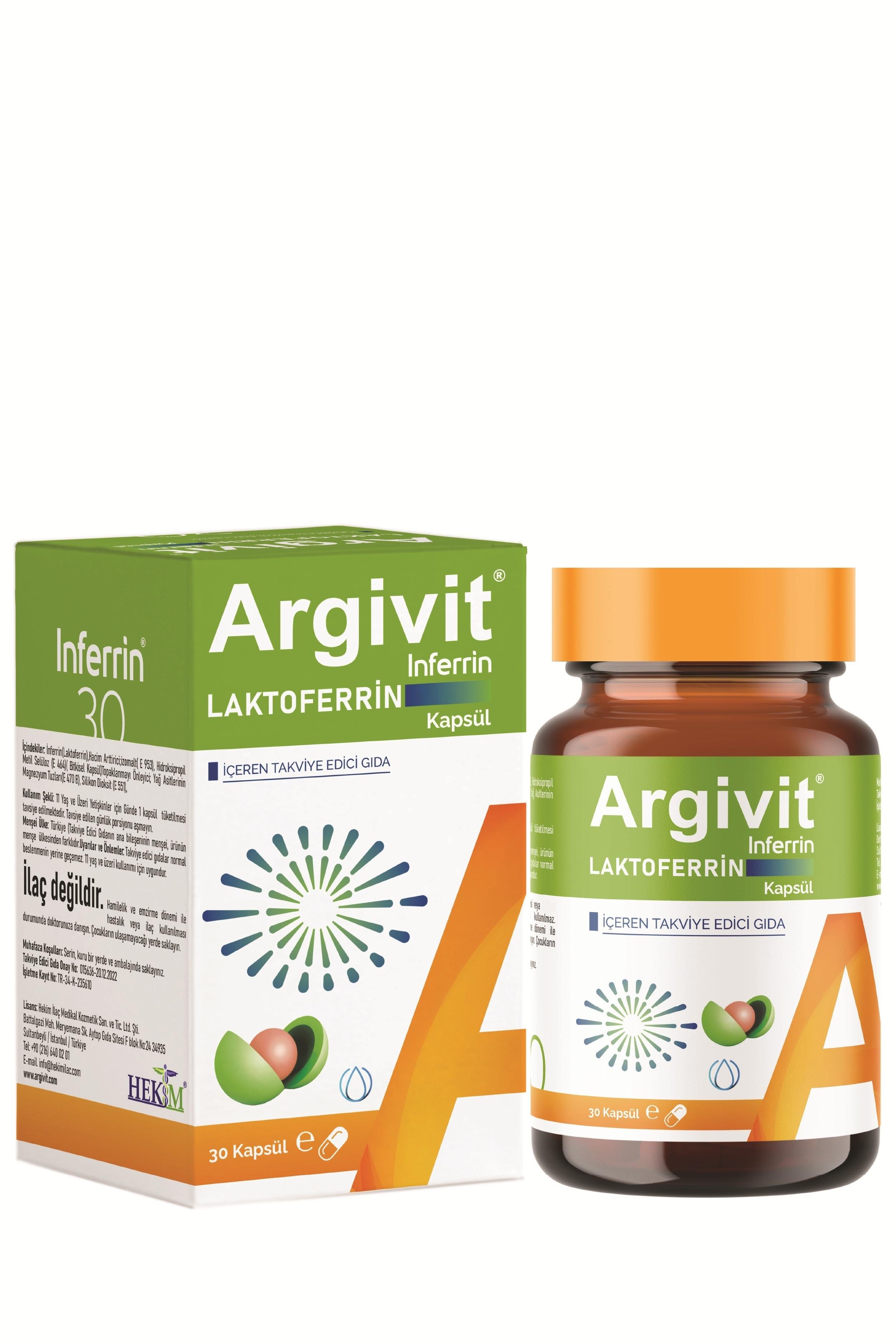 Argivit Inferrin Capsule 30 Tablets 3 Pack