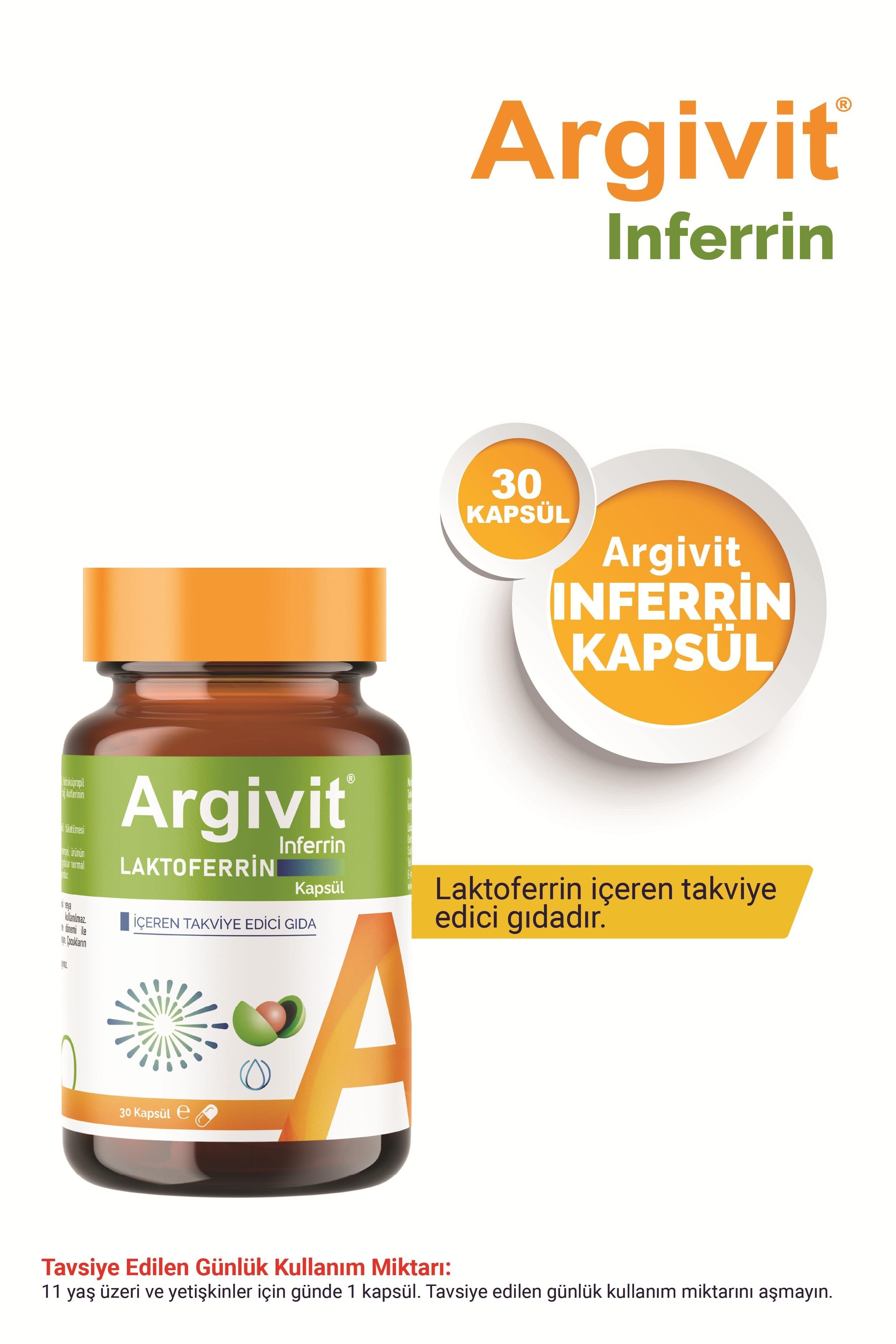 Argivit Inferrin Capsule 30 Tablets 3 Pack