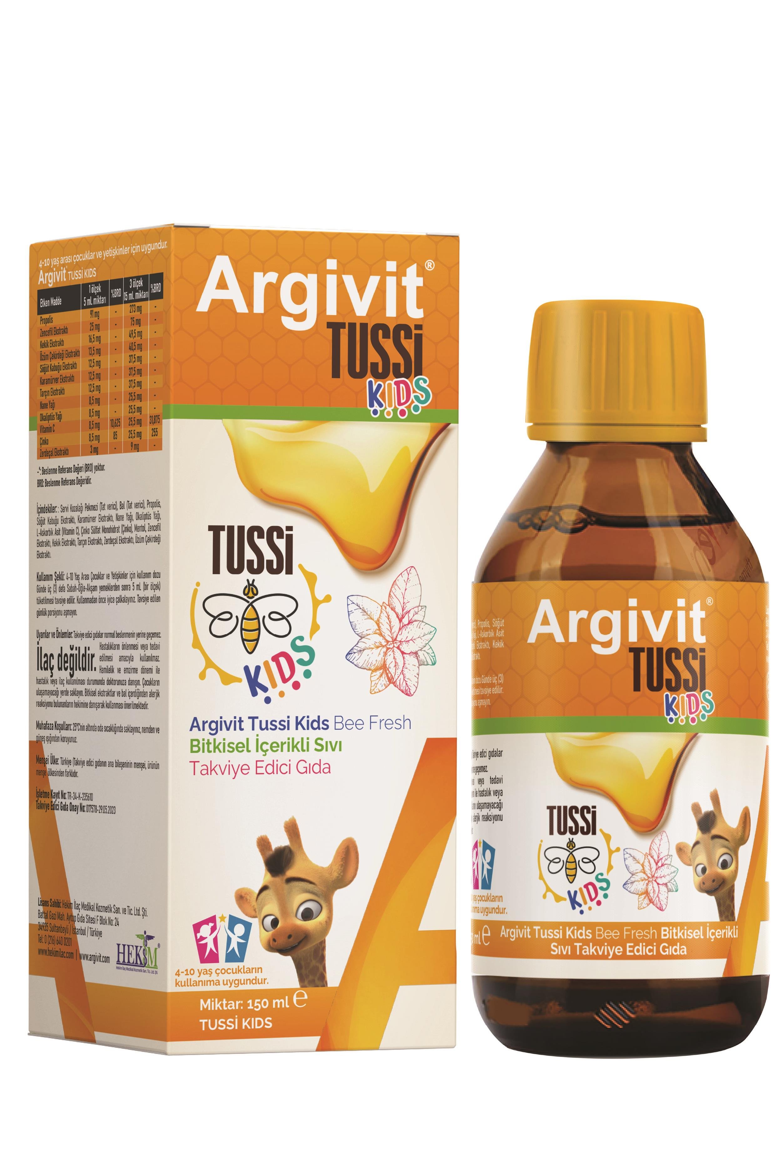 Argivit Tussi Kids Syrup 150 ml
