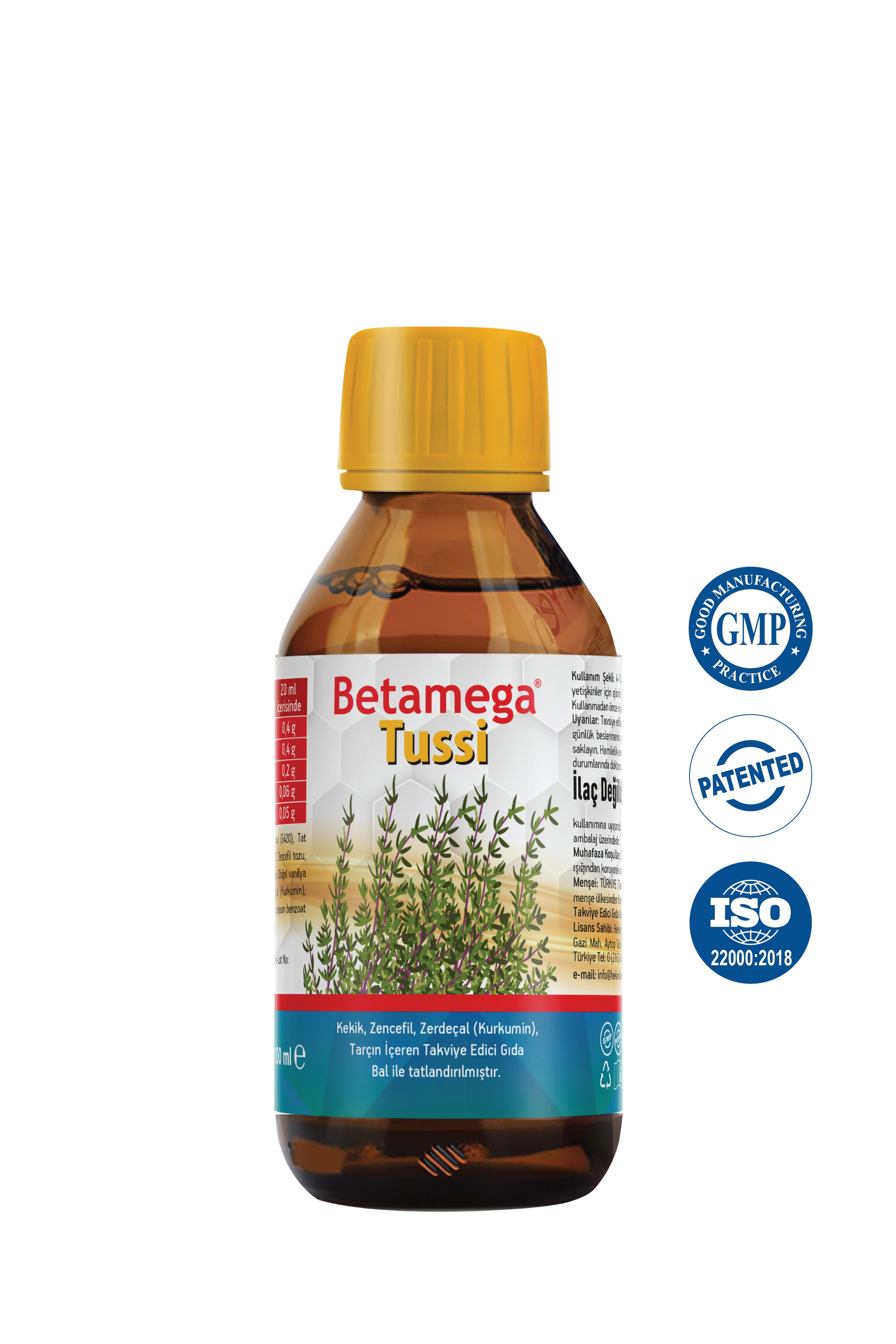 Betamega Tussi Syrup 100 ml 3 Pack