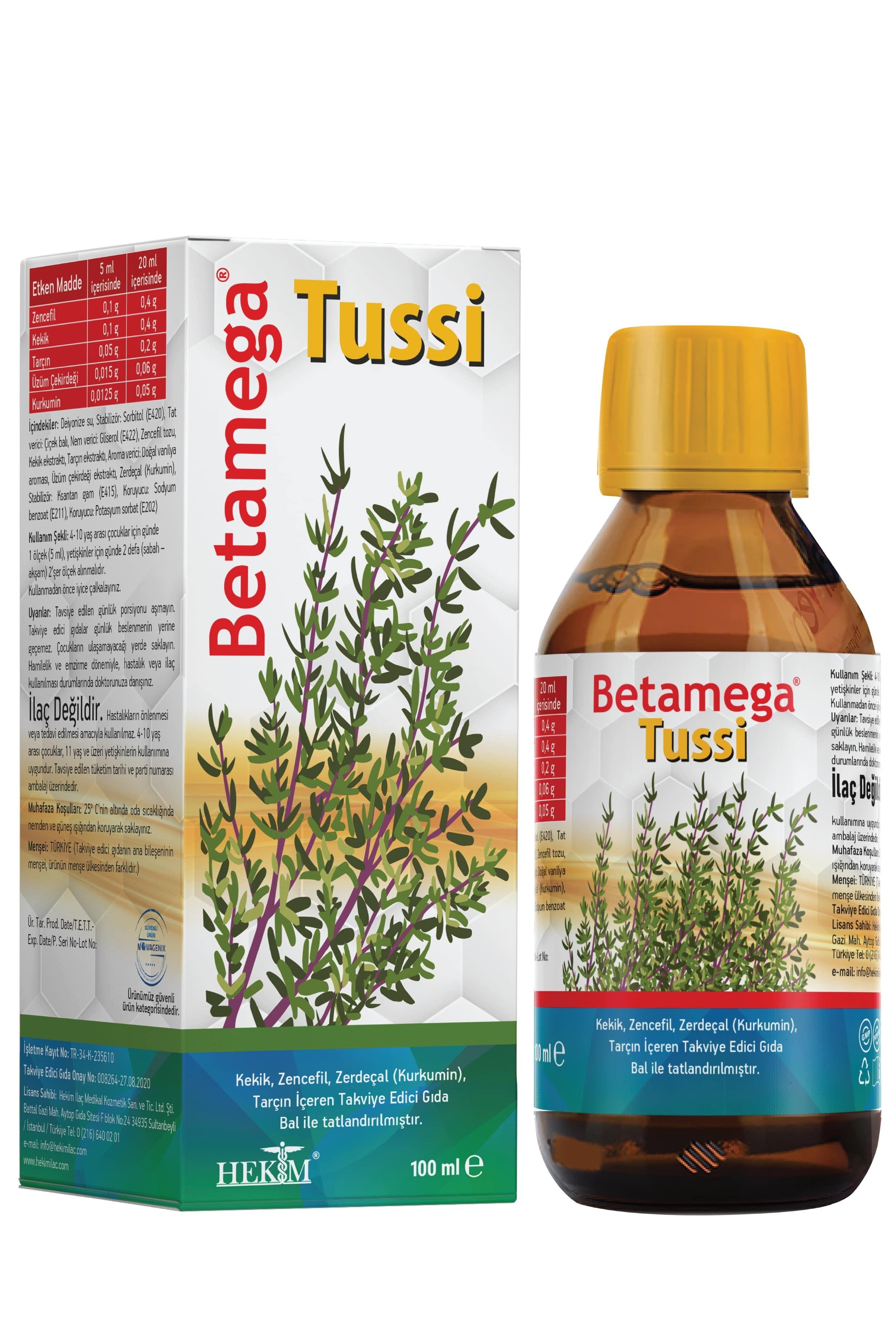 Betamega Tussi Syrup 100 ml 3 Pack