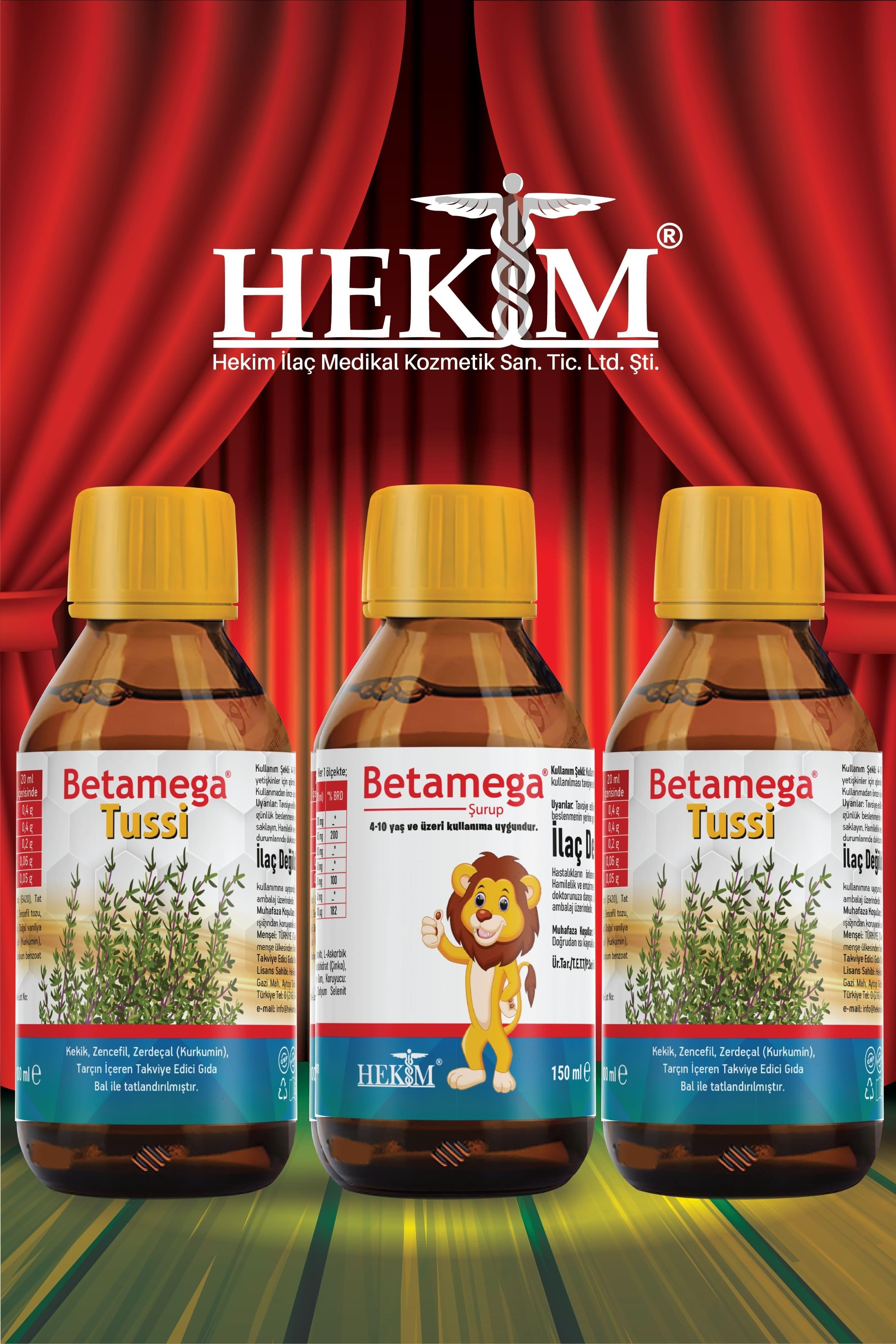 Betamega Tussi Syrup 100 ml 3 Pack