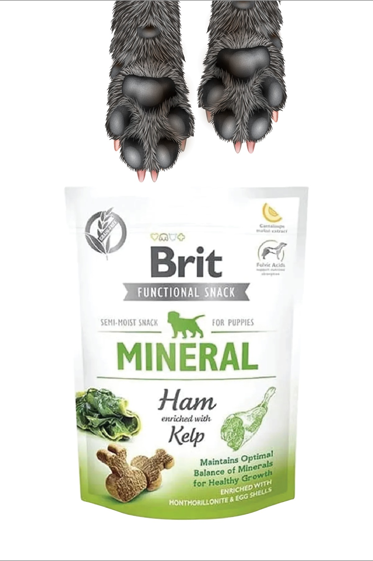 Brit Care Mineral Jambon ve Deniz Yosunlu Yavru Köpek Ödül Maması 150 Gr