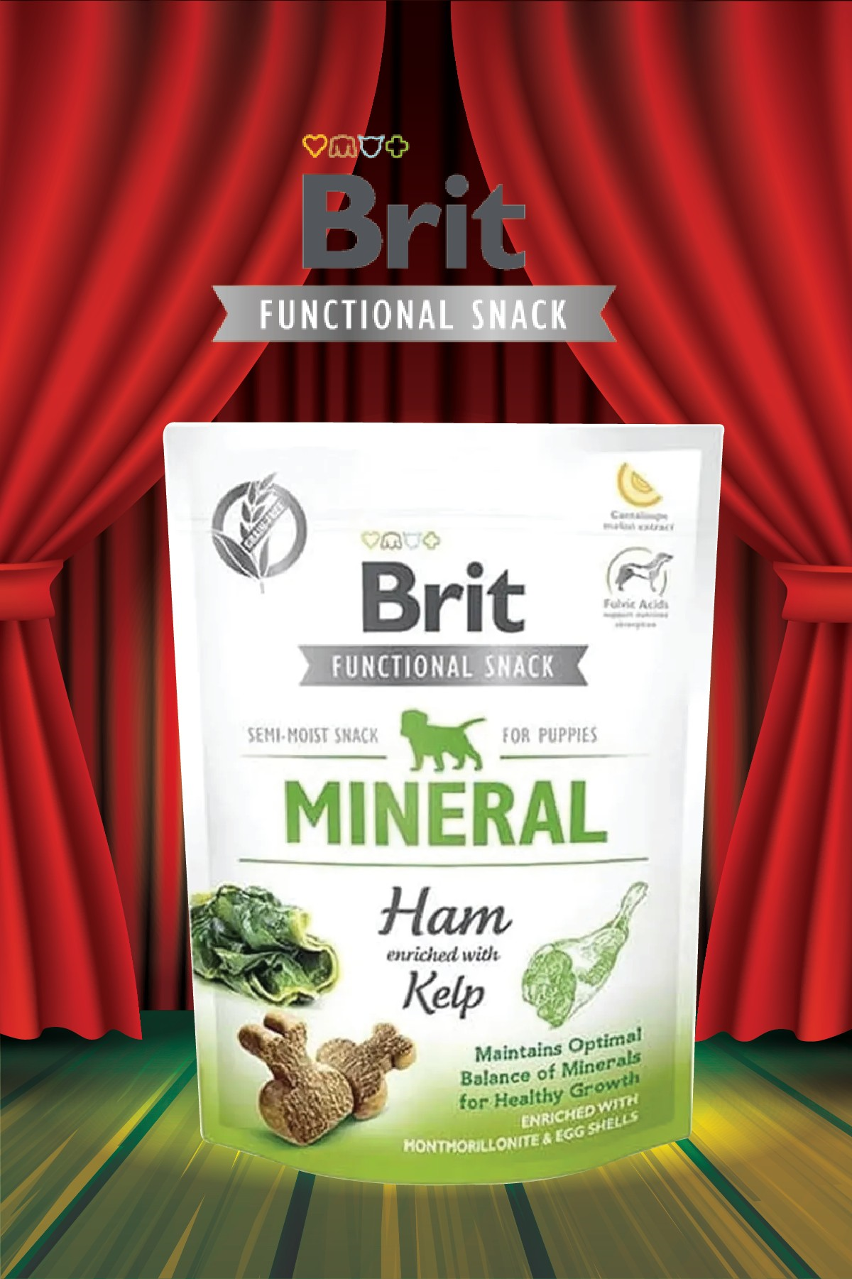 Brit Care Mineral Jambon ve Deniz Yosunlu Yavru Köpek Ödül Maması 150 Gr
