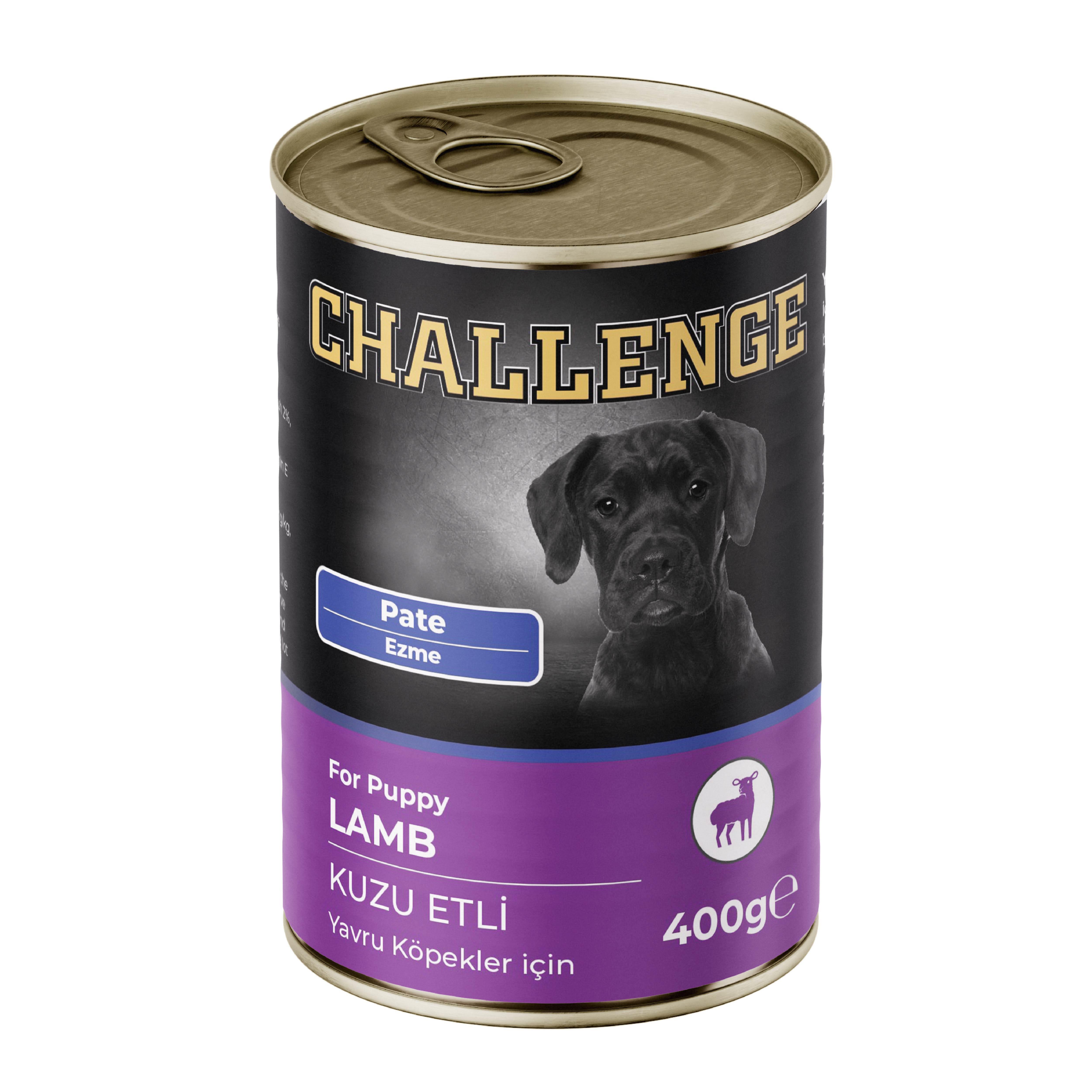 Challenge Kuzu Etli Yavru Köpek Konservesi 400 Gr