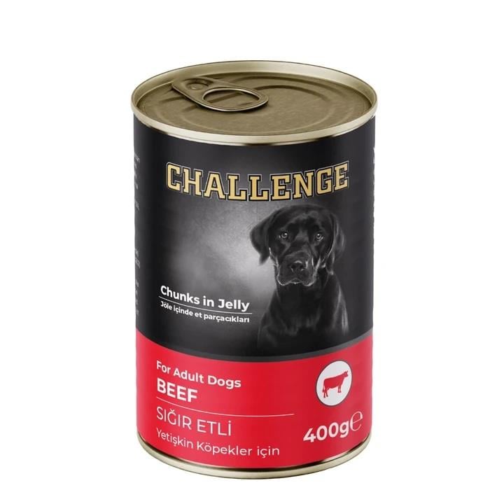 Challenge Sığır Etli Yetişkin Köpek Konservesi 400 Gr