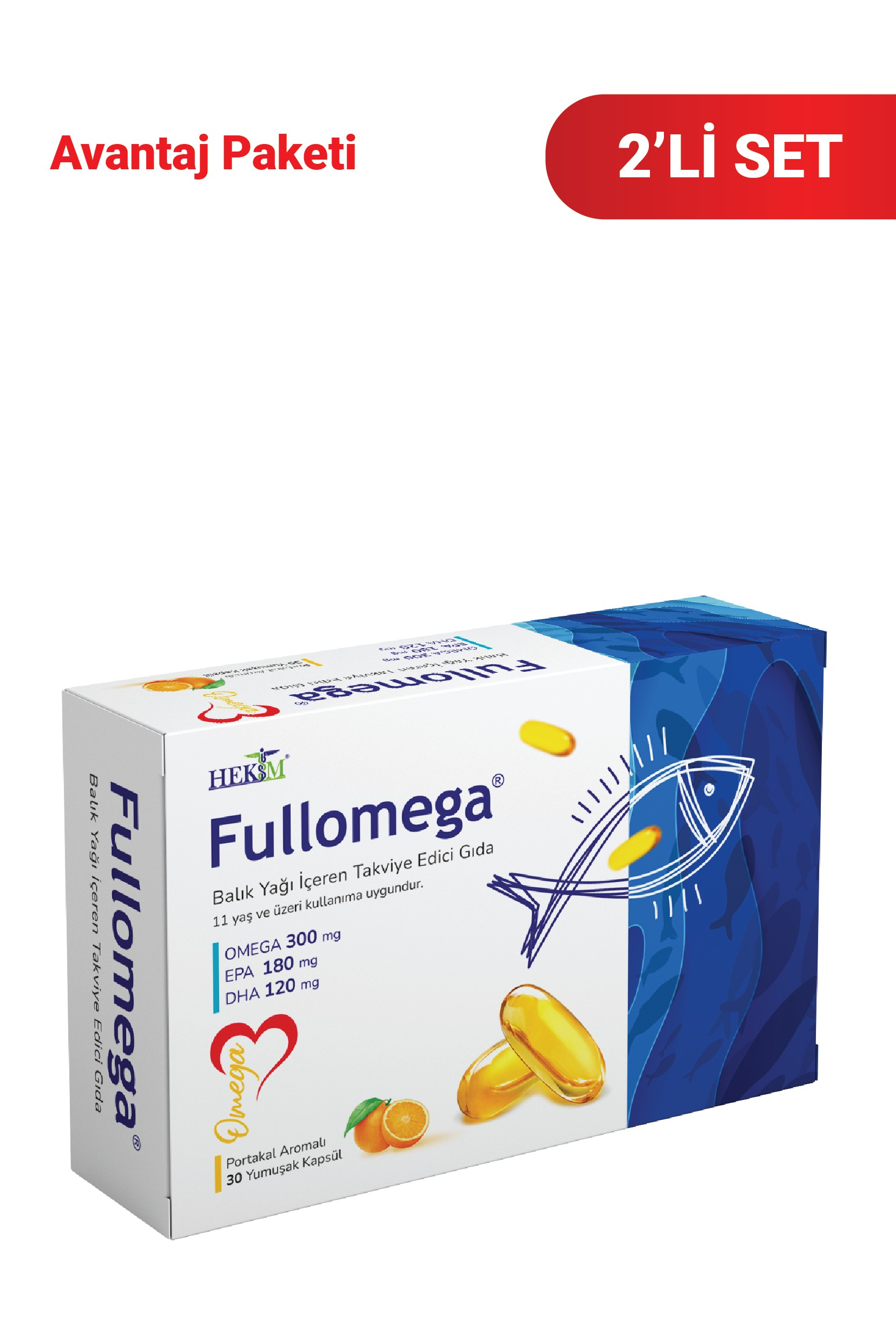 Fullomega Fish Oil Capsule 30 Tablets 2 Pack