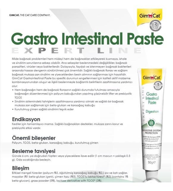 GimCat Kedi Macunu Gastrointestinal Paste 50 Gr
