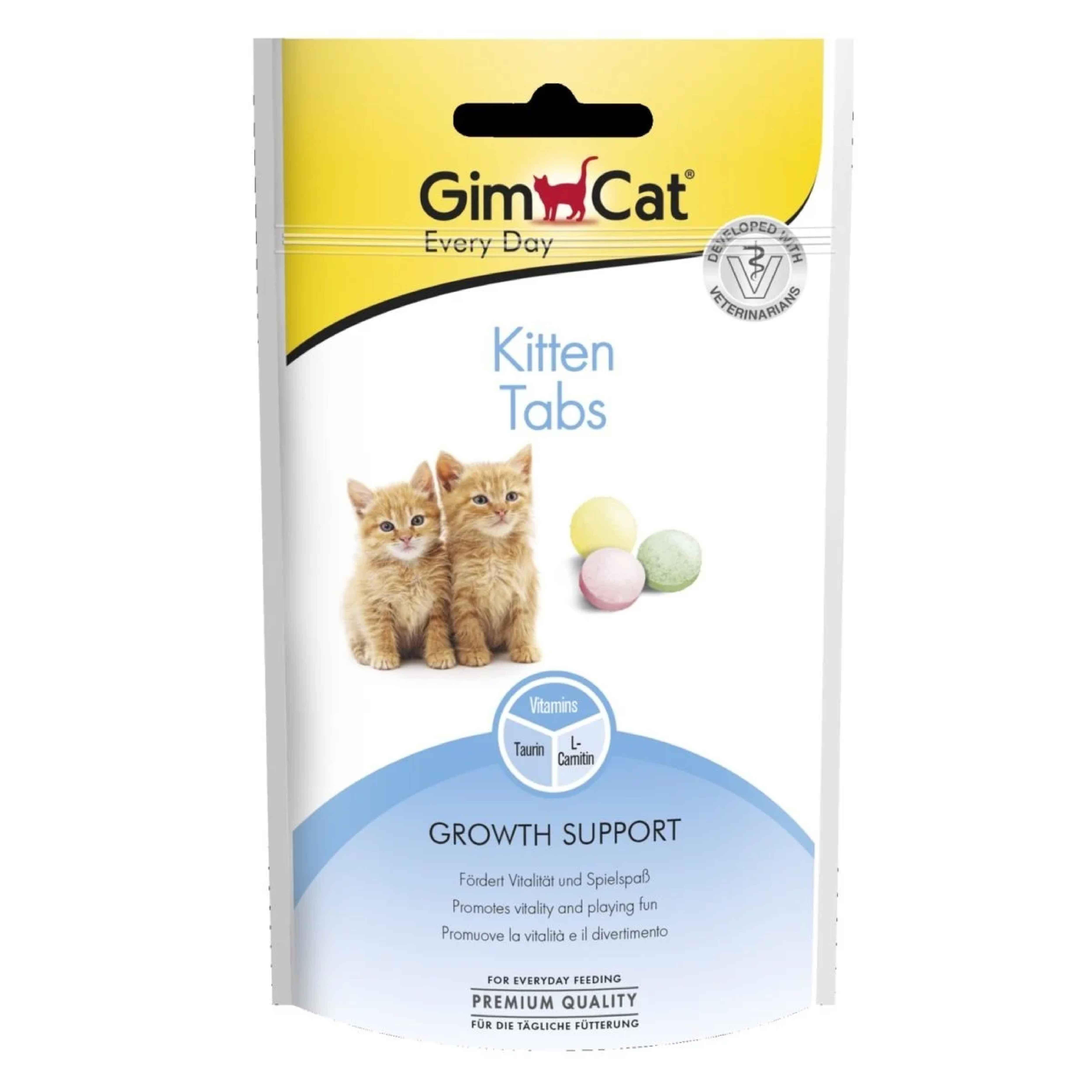 GimCat-Kedi Ödül Tableti Kitten Yavru 40 GR