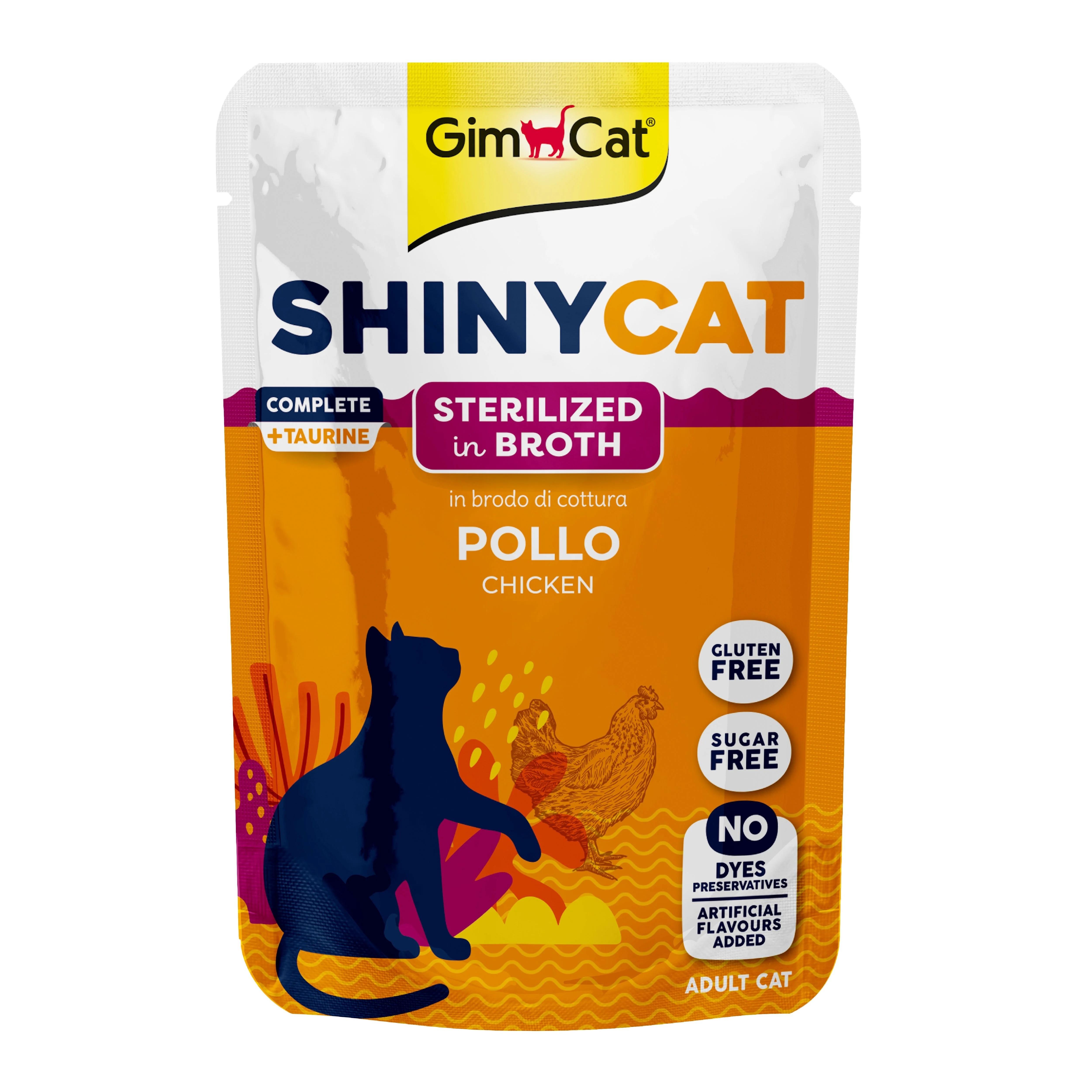 GimCat Shinycat Pouch Sterilized Tavuklu Kedi Maması Kısırlaştırılmış 70 Gr