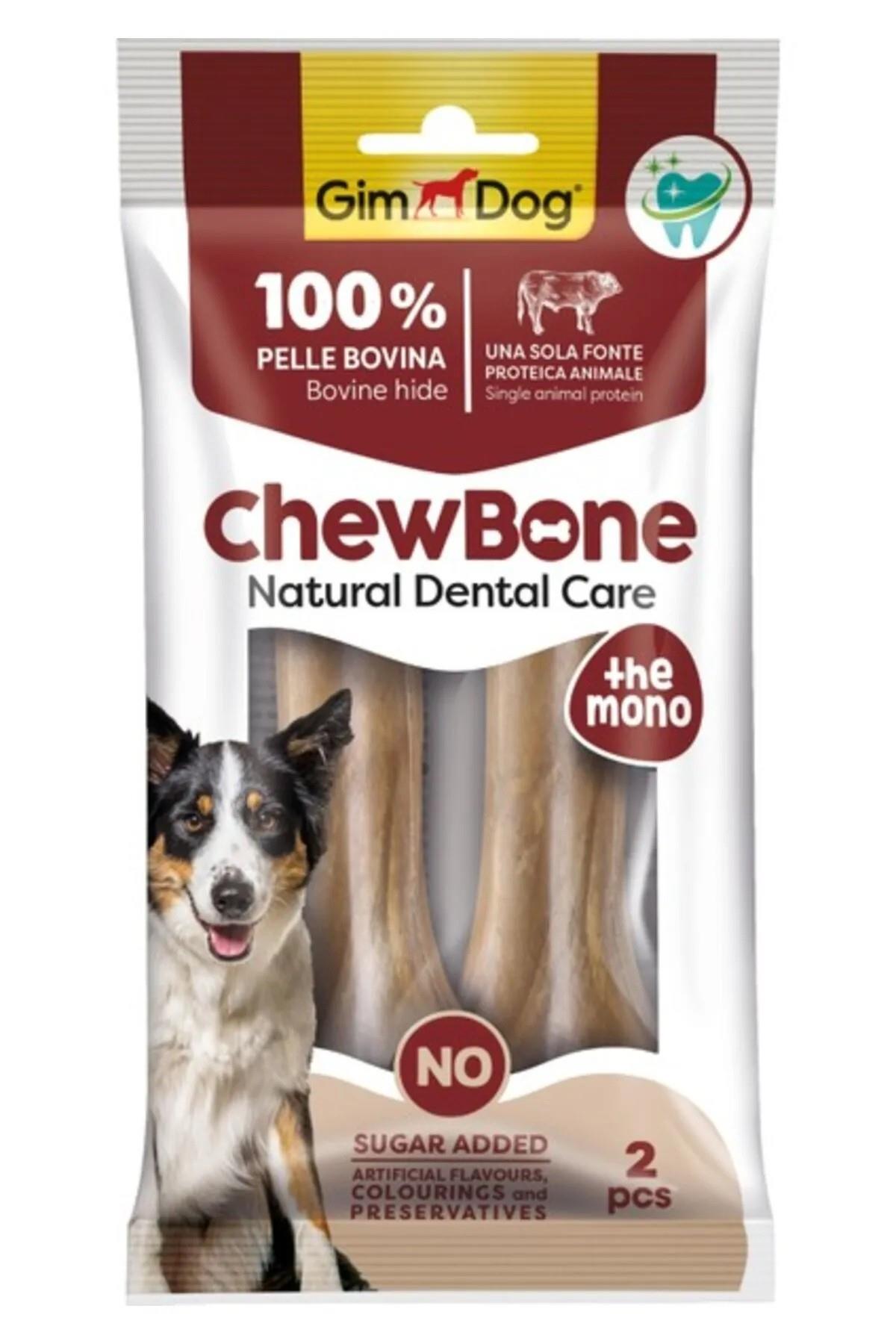 GimDog Chew Bone Natural Dental Care Köpek Çiğneme Kemiği 2 li 120 Gr