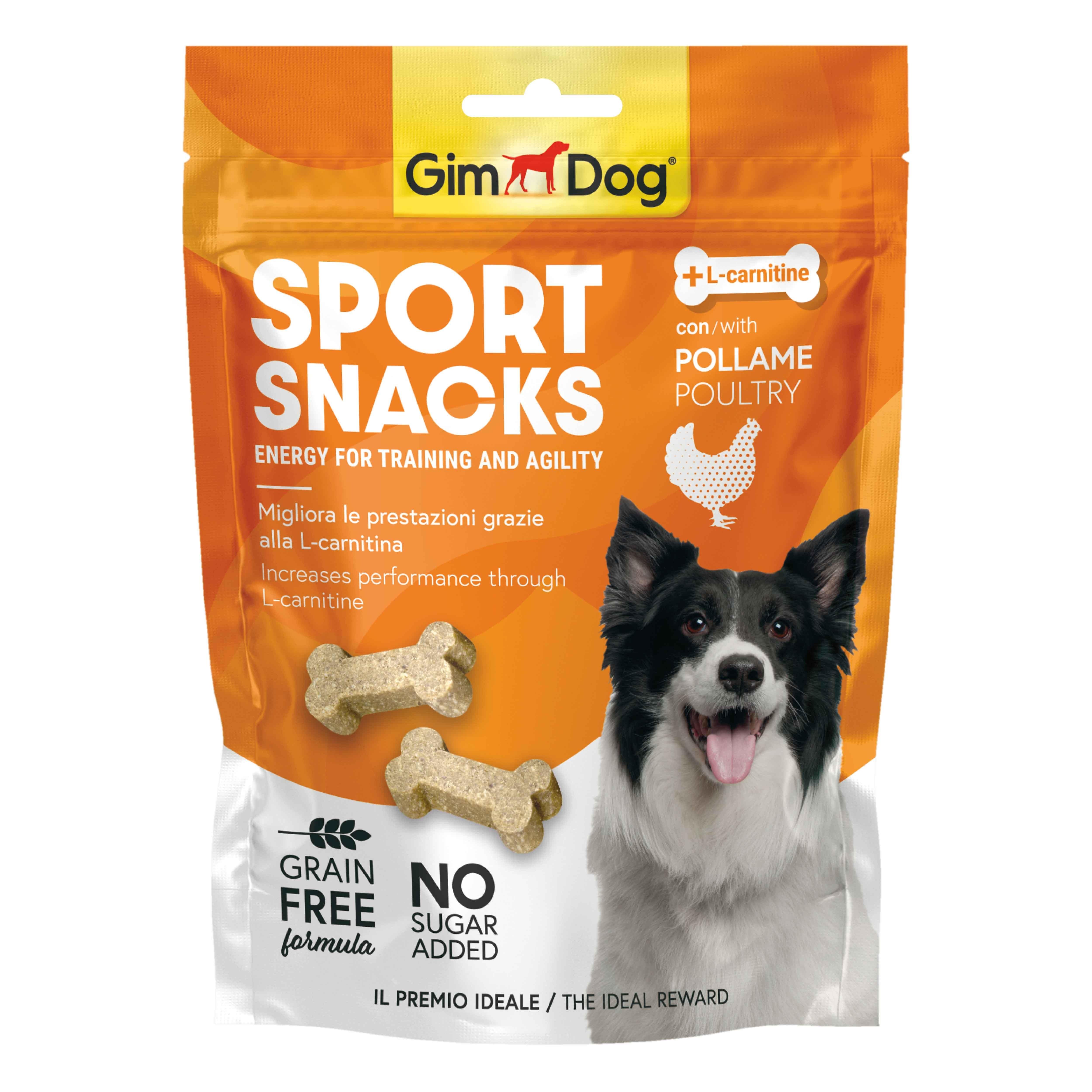 GimDog Sport Snacks Pollame Tavuk&L-Carnitinli Ödül Tableti 150 Gr