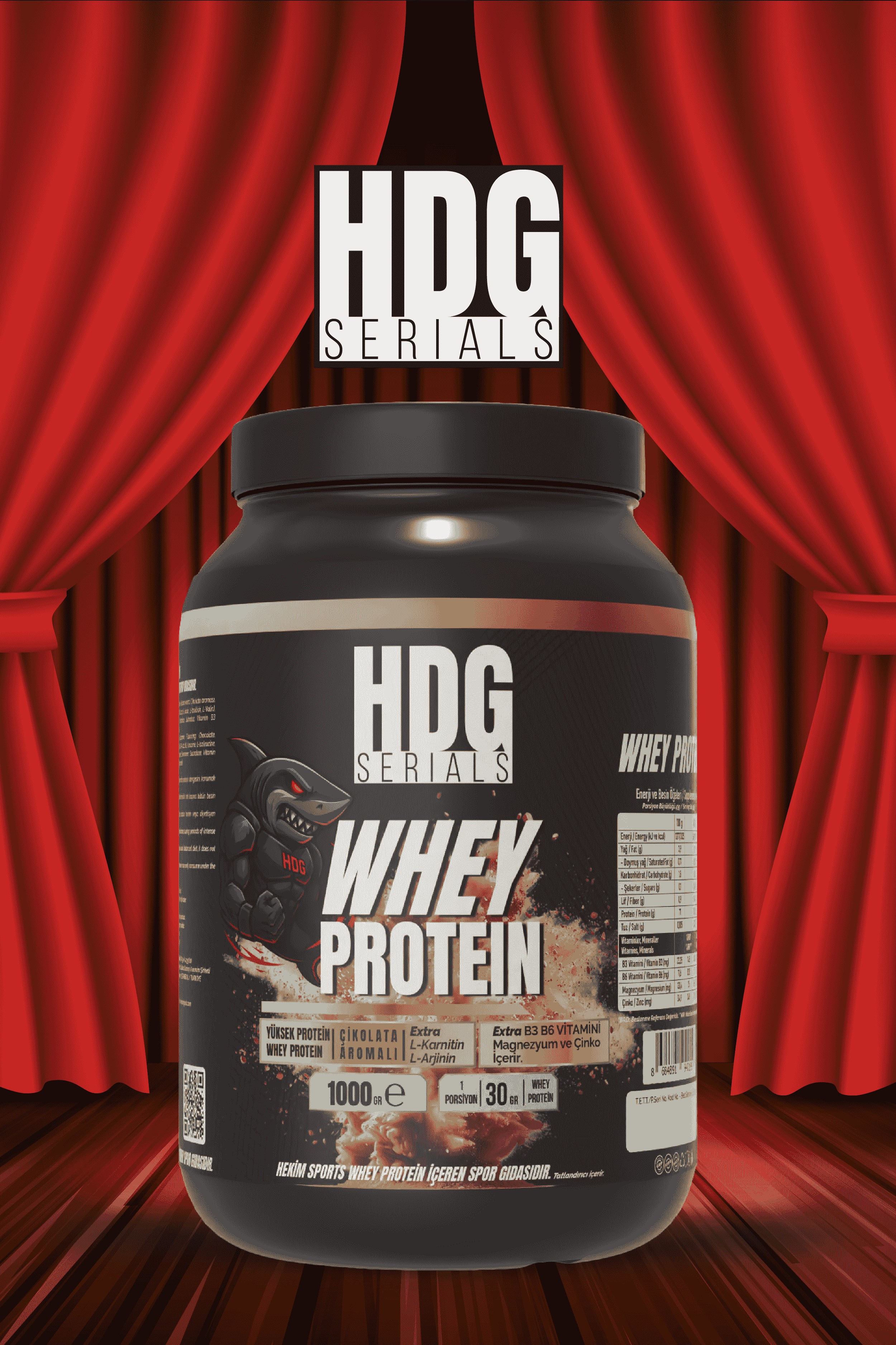 HDG SERIALS Whey Protein 1 Kg