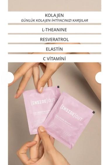 Insıde Out Collagen Beauty Hidrolize Kolajen İçeren Takviye Edici Gıda
