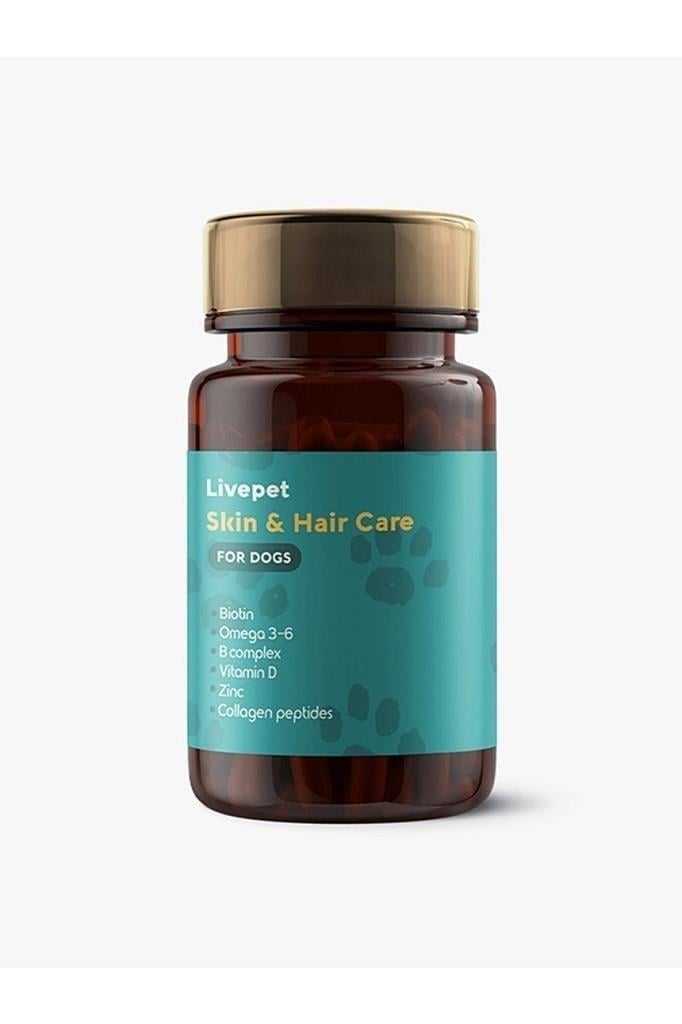 Live Pet Köpekler İçin Sağlıklı Deri ve Tüy Tableti