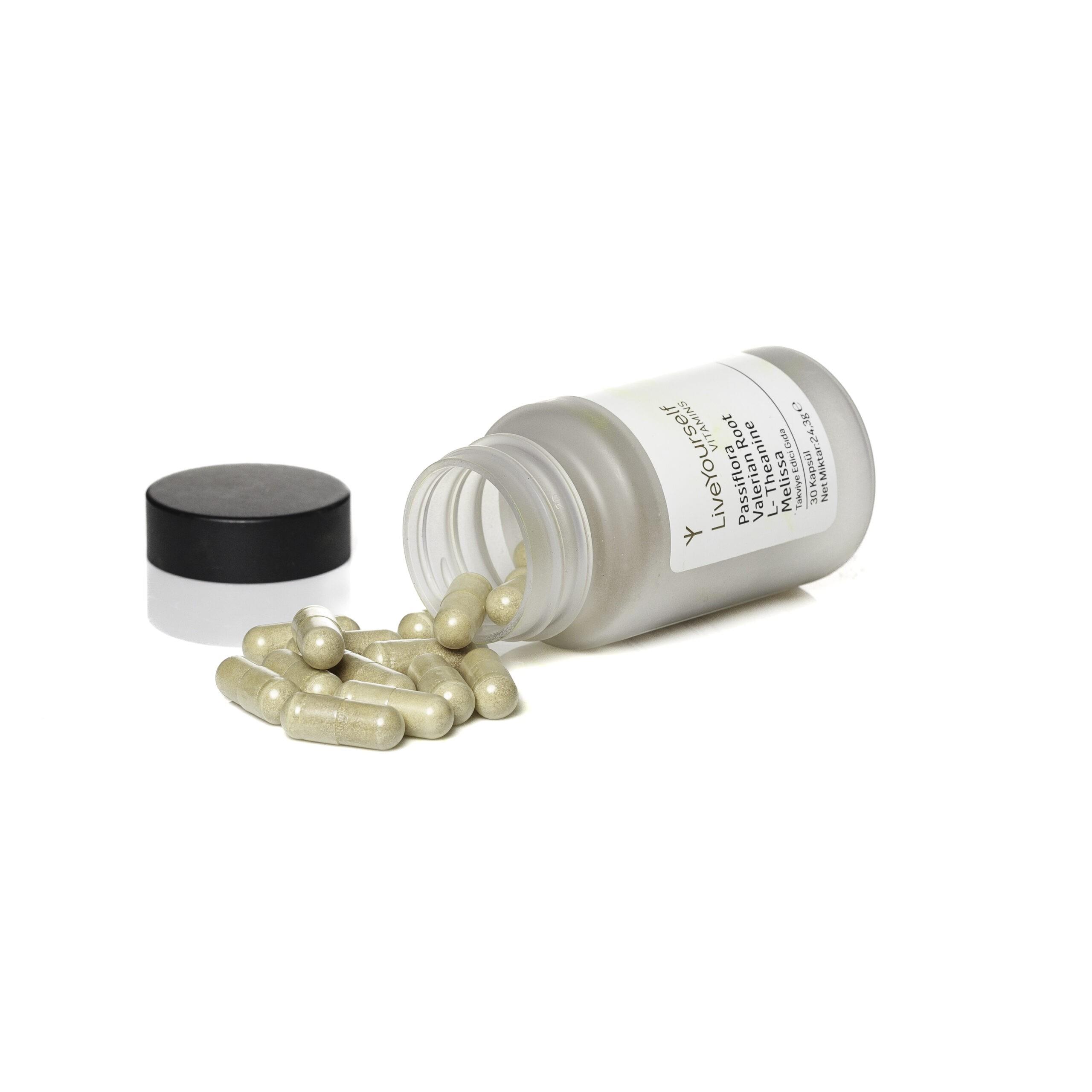 Live Yourself Passiflora Valerian Root L-theanine Melissa Kür 30 Kapsül