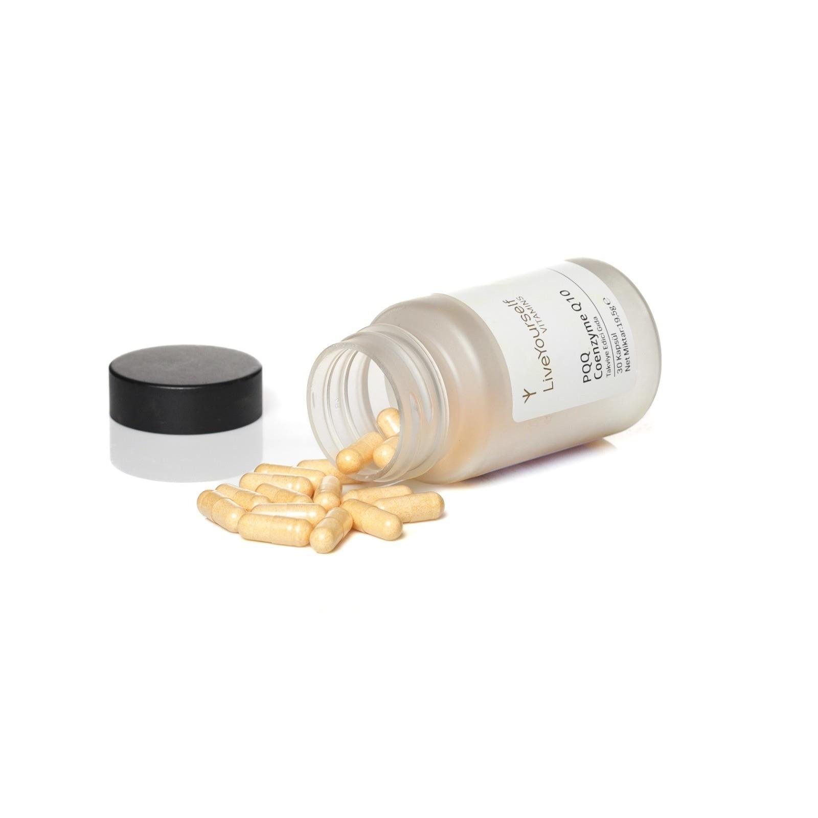 LiveYourself PQQ Coenzyme Q10 Takviye Edici Gıda 30 Kapsül