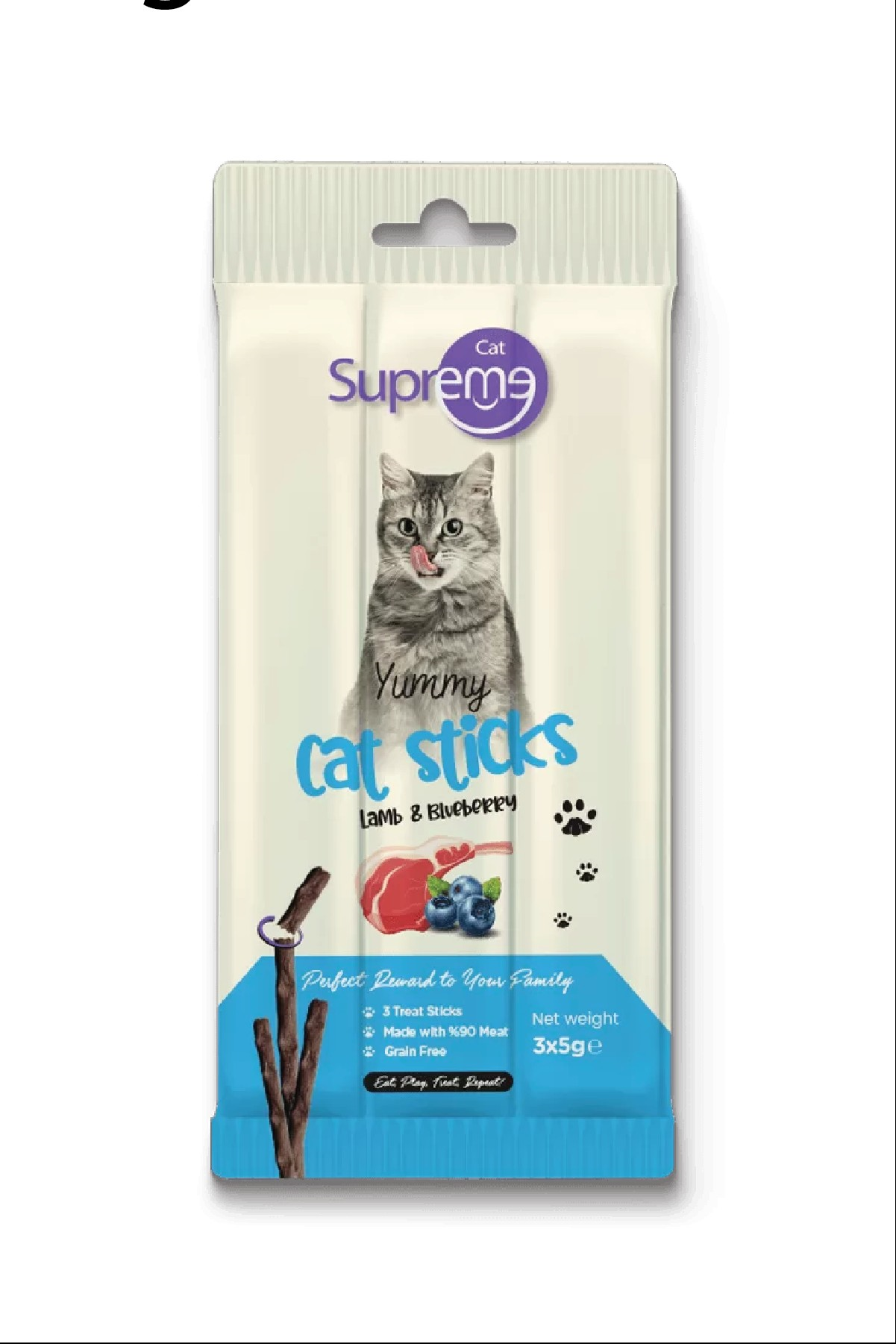 Supreme Cat Lamb & Blueberry 3x5g