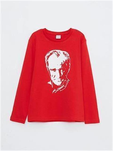 Atatürk Baskılı Uzun Kol T-Shirt