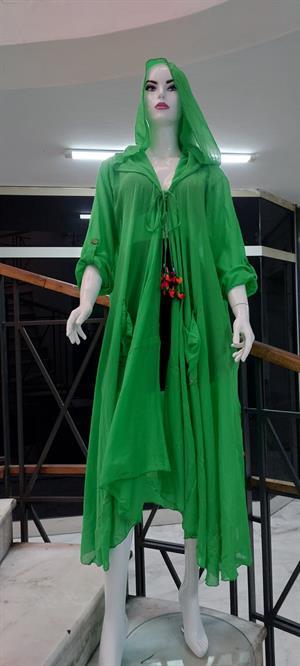 Cadı Kapüşonlu Bohem Kimono&kaftan